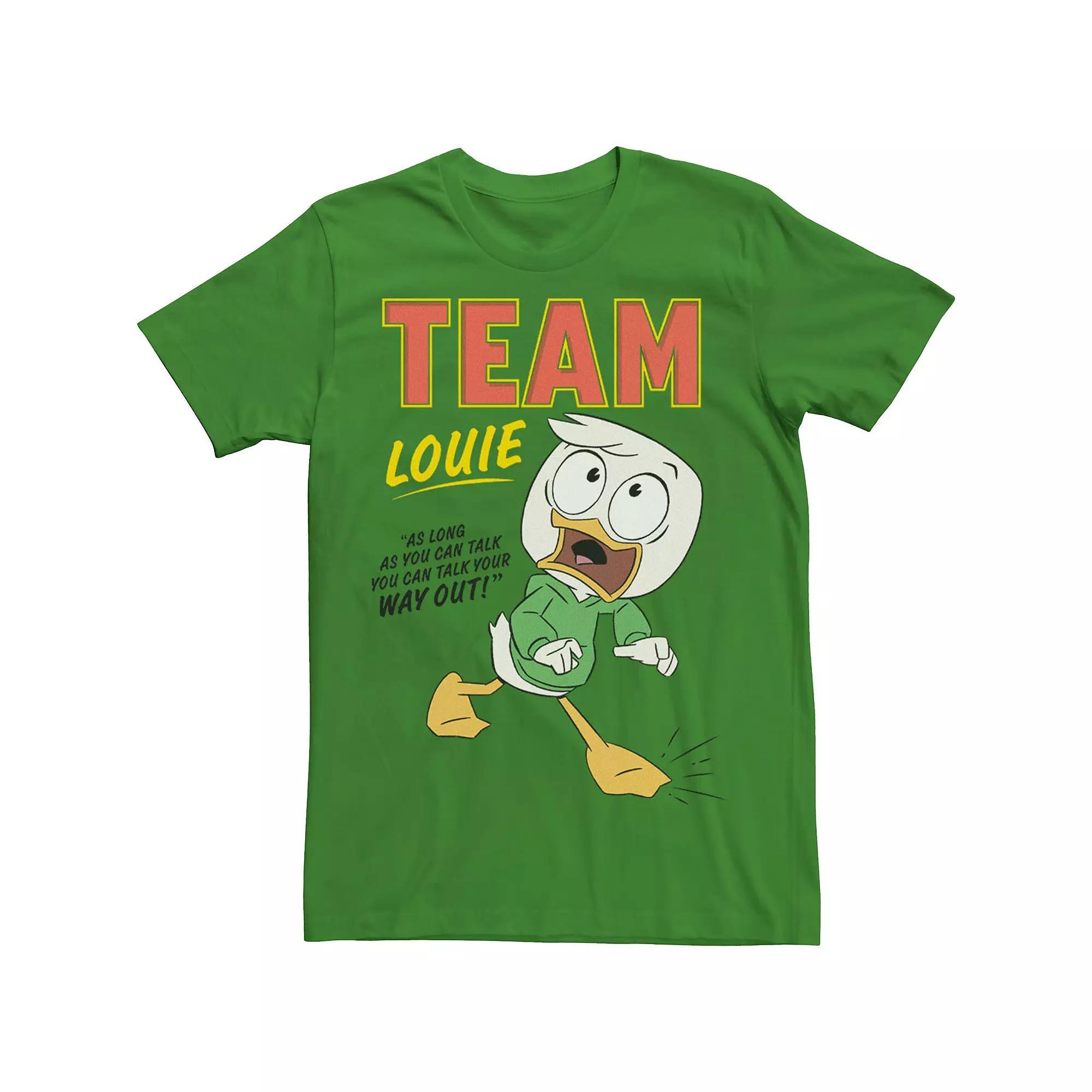 Disney's DuckTales Men's Team Louie You Can Talk Your Way Out Tee,  Product Image