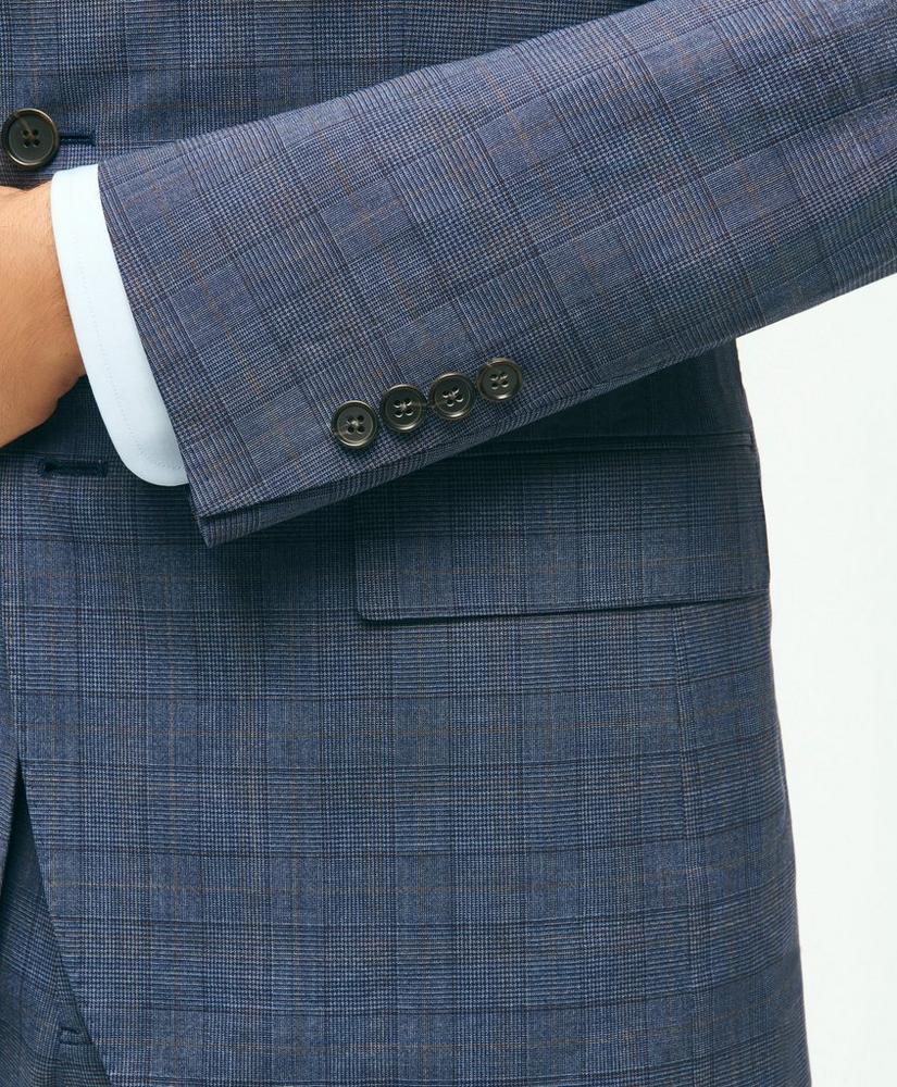 Traditional Fit Wool Checked 1818 Suit Product Image