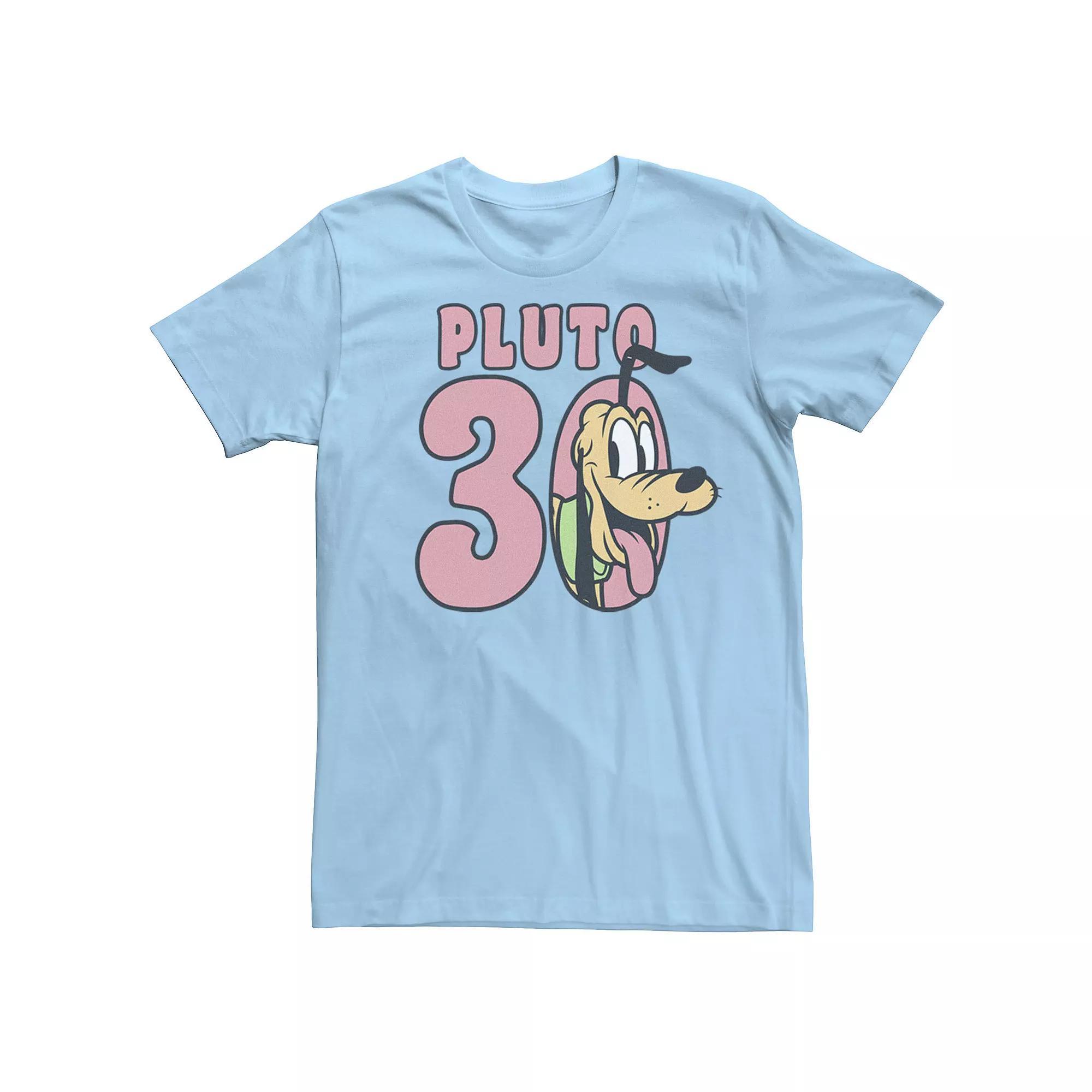 Disney's Mickey And Friends Pluto 30 Portrait Men's Tee,  Product Image