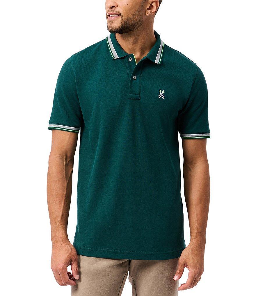 Psycho Bunny Rockport Pique Short Sleeve Polo Shirt Product Image