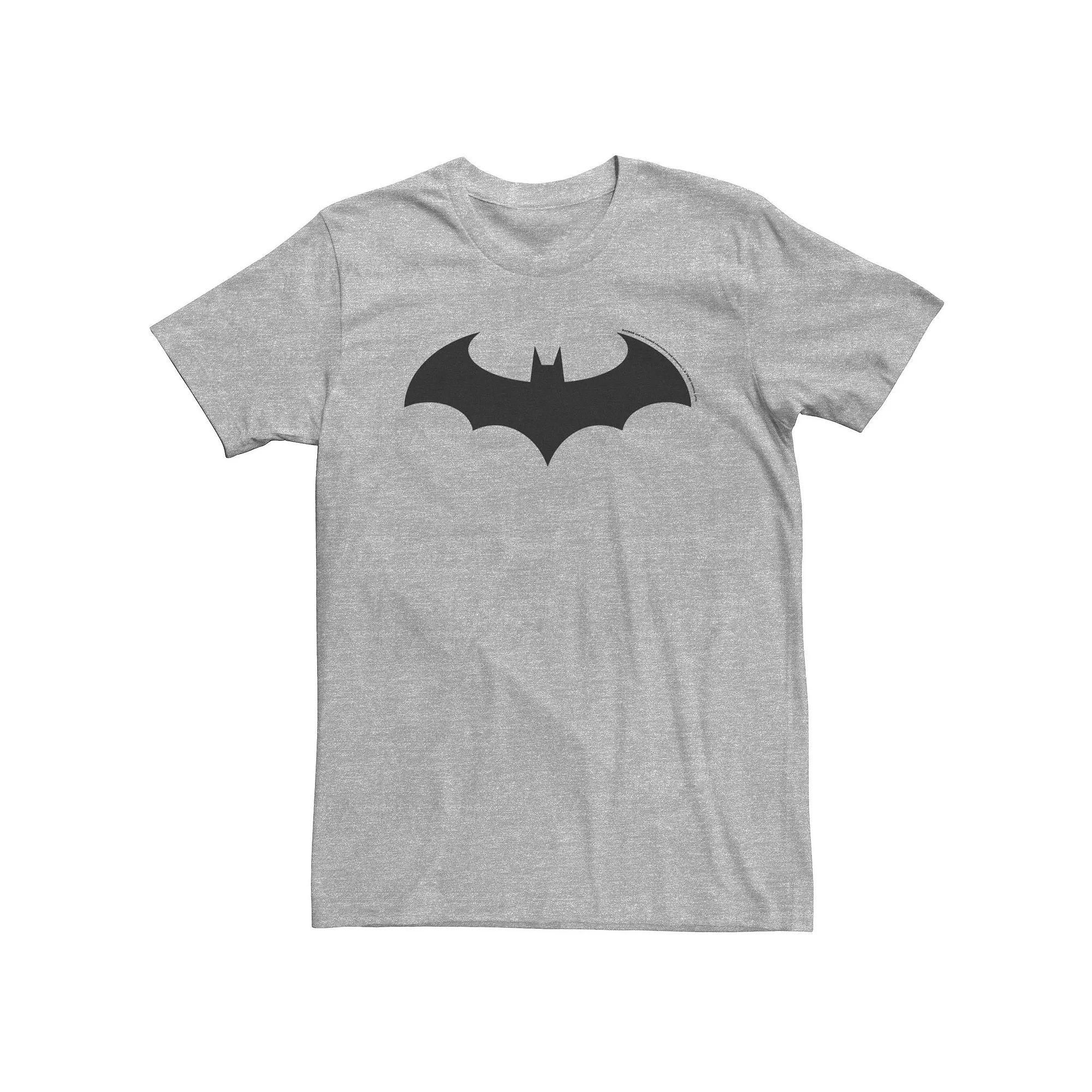 Big & Tall DC Comics Batman Modern Logo Tee, Men's, Size: 3XL Tall, Athletic Grey Product Image