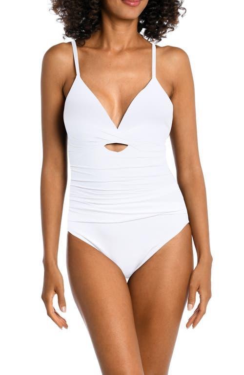 La Blanca Island Goddess Twist One Piece Swimsuit Product Image