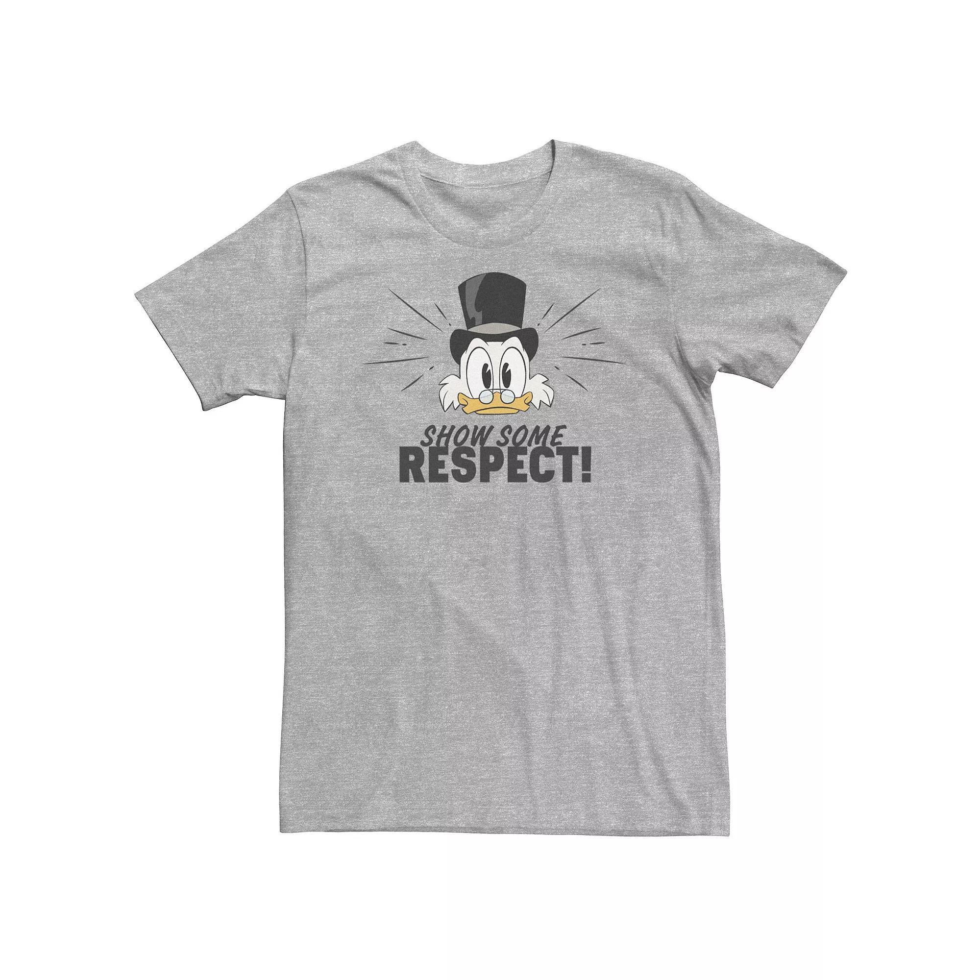 Big & Tall Disney DuckTales Scrooge McDuck Show Some Respect Tee, Men's,  Product Image