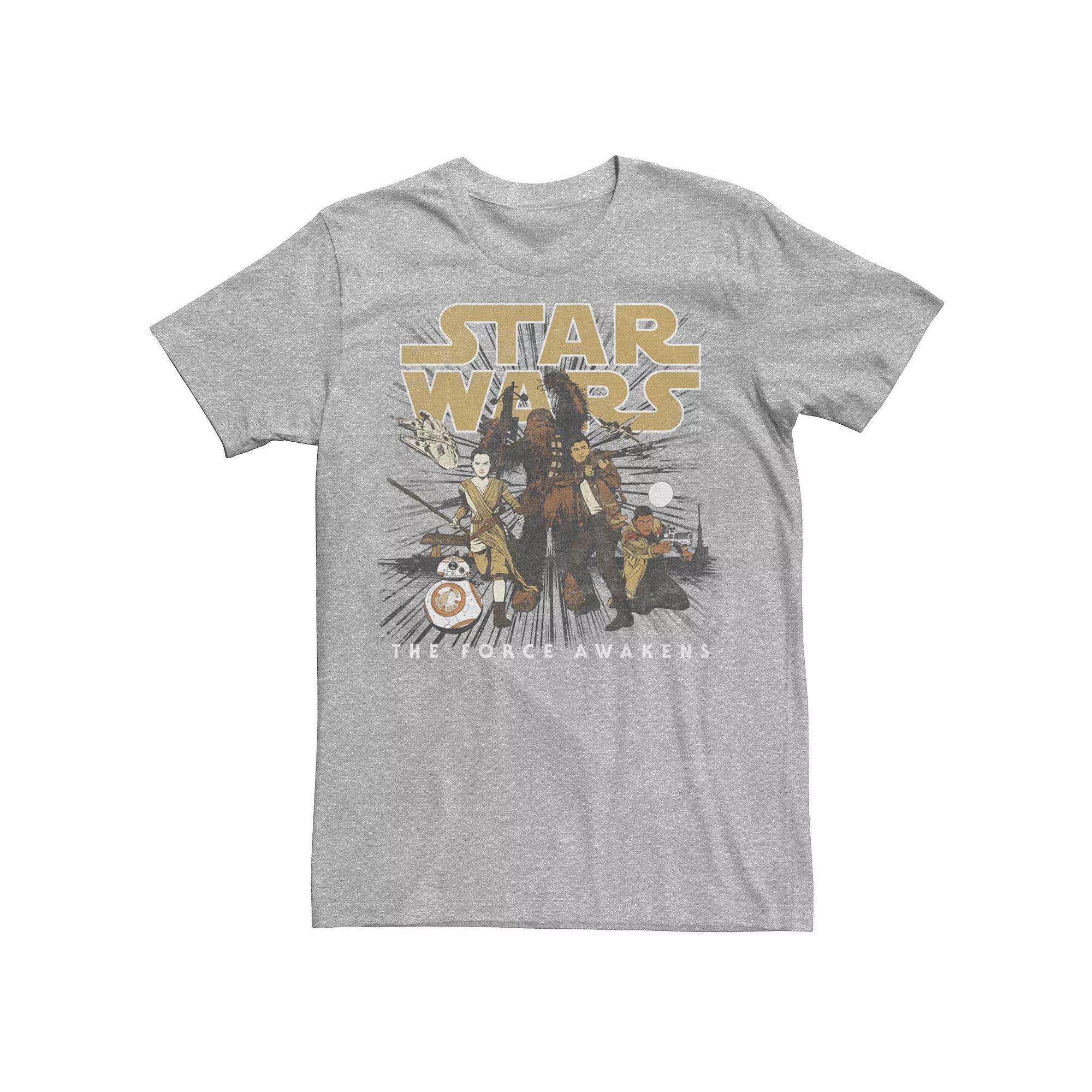 Men's Star Wars The Force Awakens Good Guys Portrait Tee,  Product Image