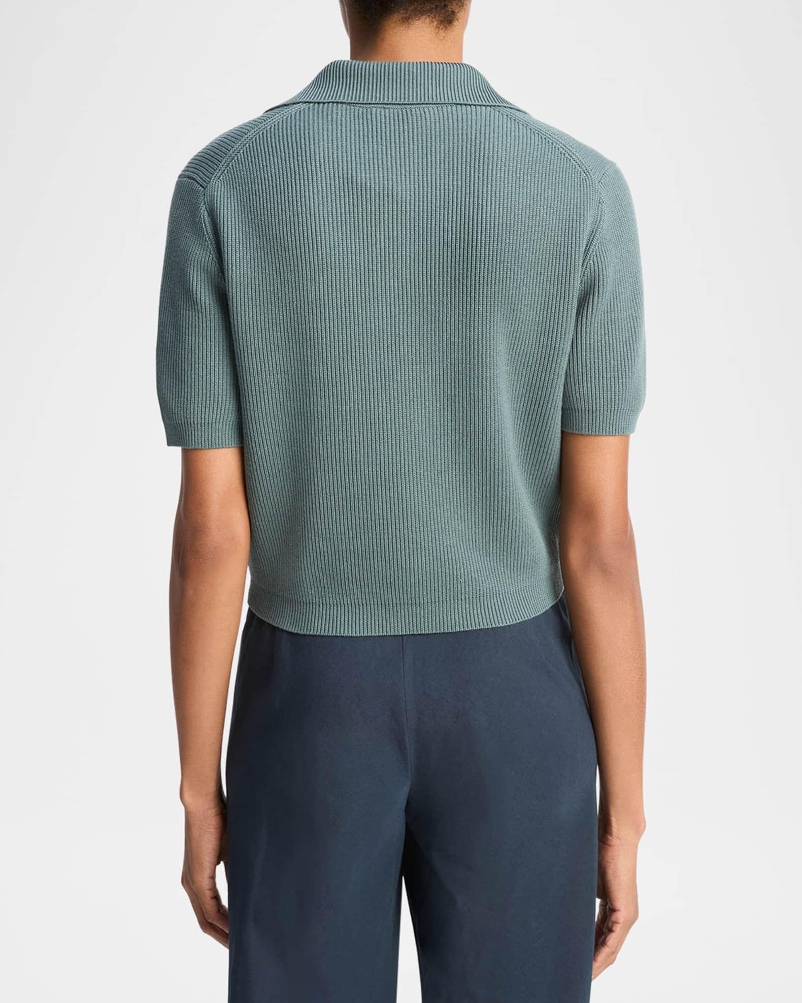 Ribbed Polo Top Product Image