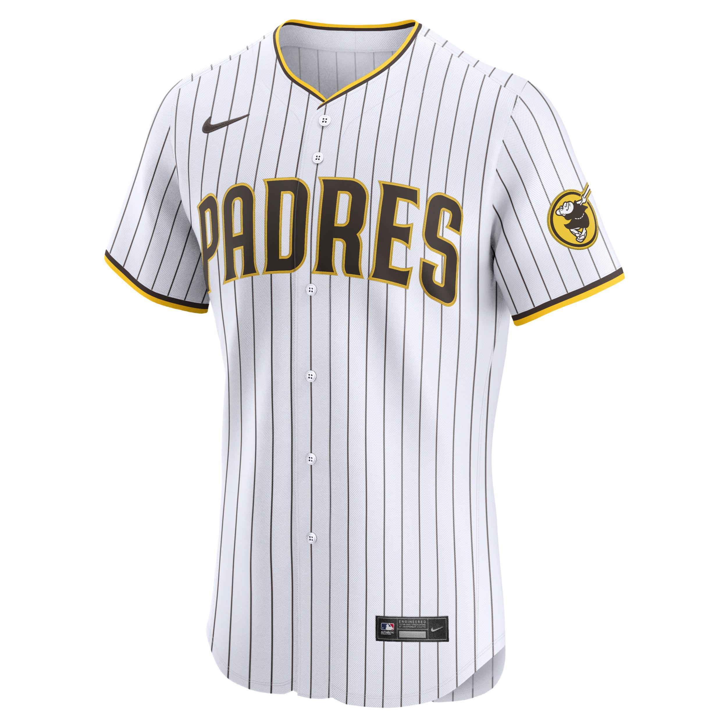 Men's Nike Xander Bogaerts White San Diego Padres Home Elite Jersey, Size: 56 Product Image