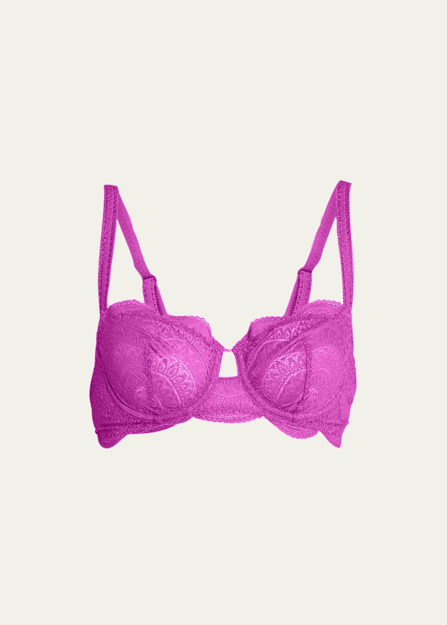 Karma Demi-Cup Convertible Lace Bra Product Image