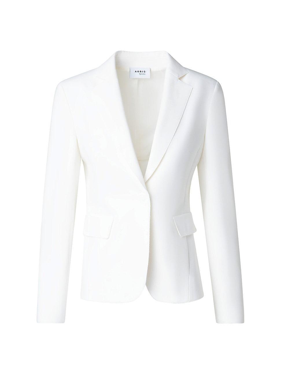 Womens Viscose Jersey Tailored Blazer Product Image