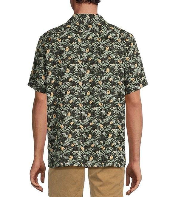 Rowm's Outsider's Oasis Short Sleeve Leaf Print Shirt Product Image