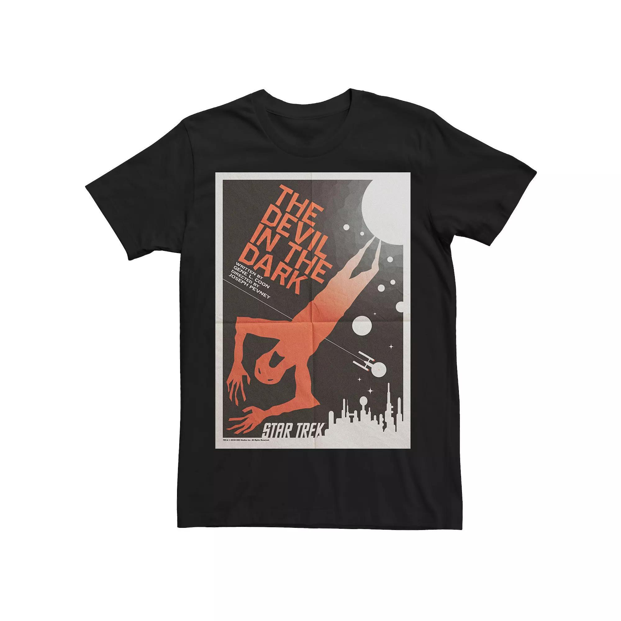 Men's Star Trek Original Series Devil In The Dark Tee, Size: 3XL, Black Product Image