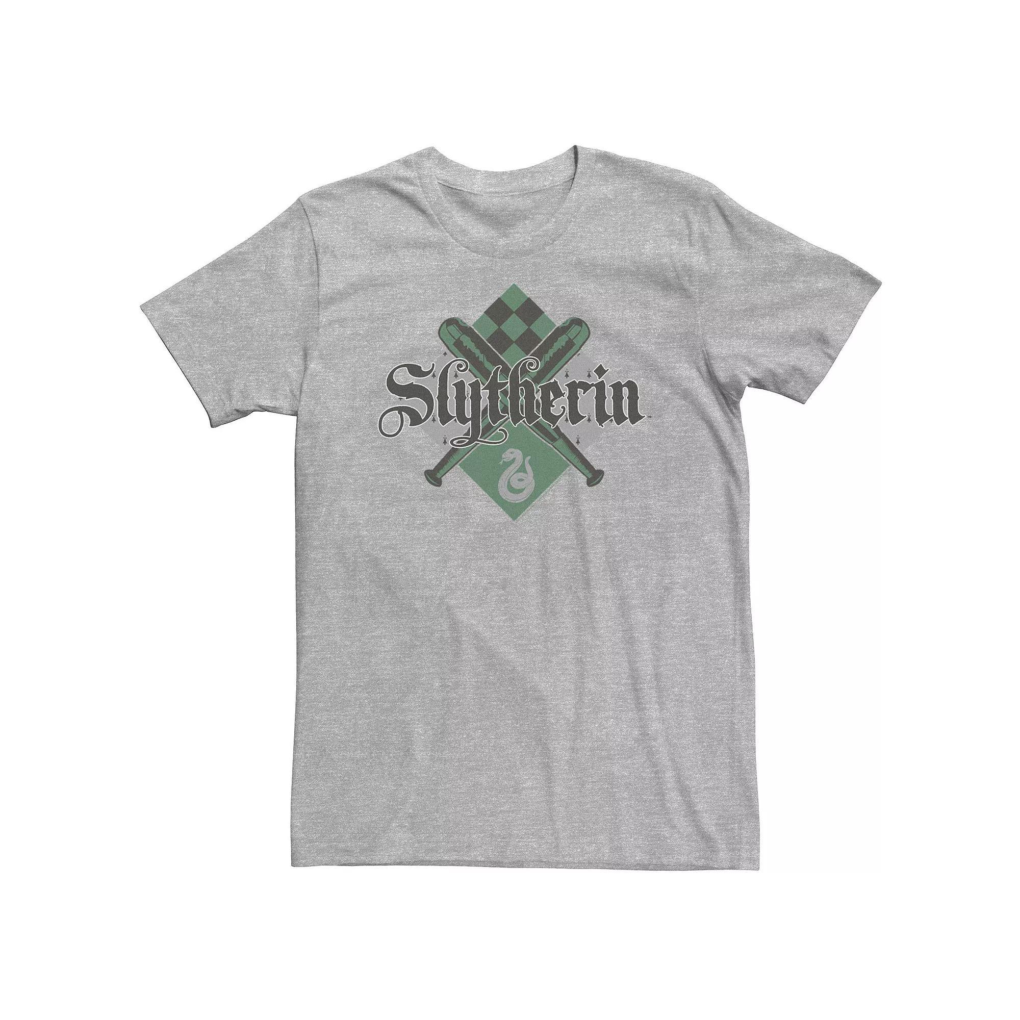 Big & Tall Harry Potter Slytherin Quidditch Bats Cross Tee, Men's,  Product Image