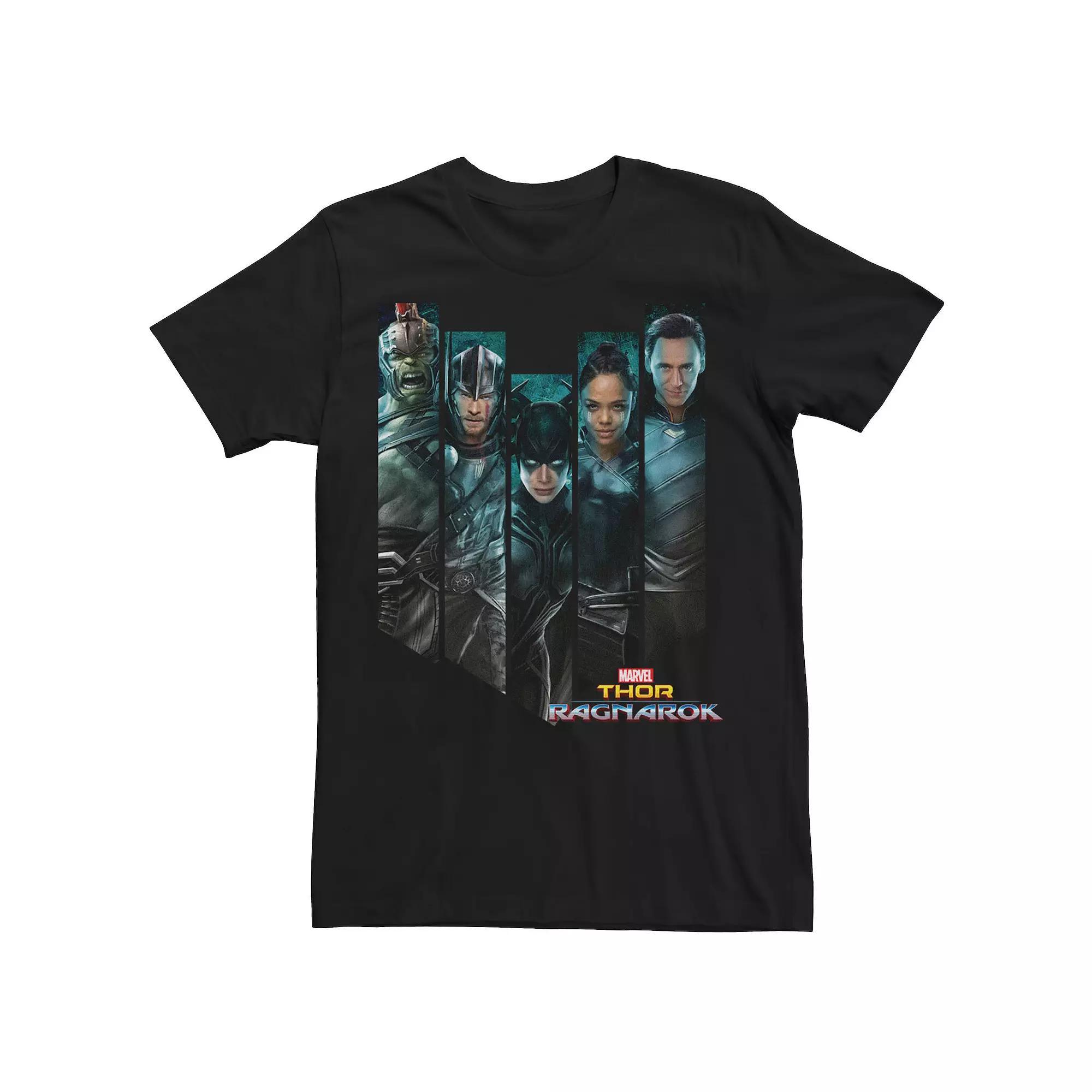 Men's Marvel Thor Ragnarok Character Panels Tee,  Product Image