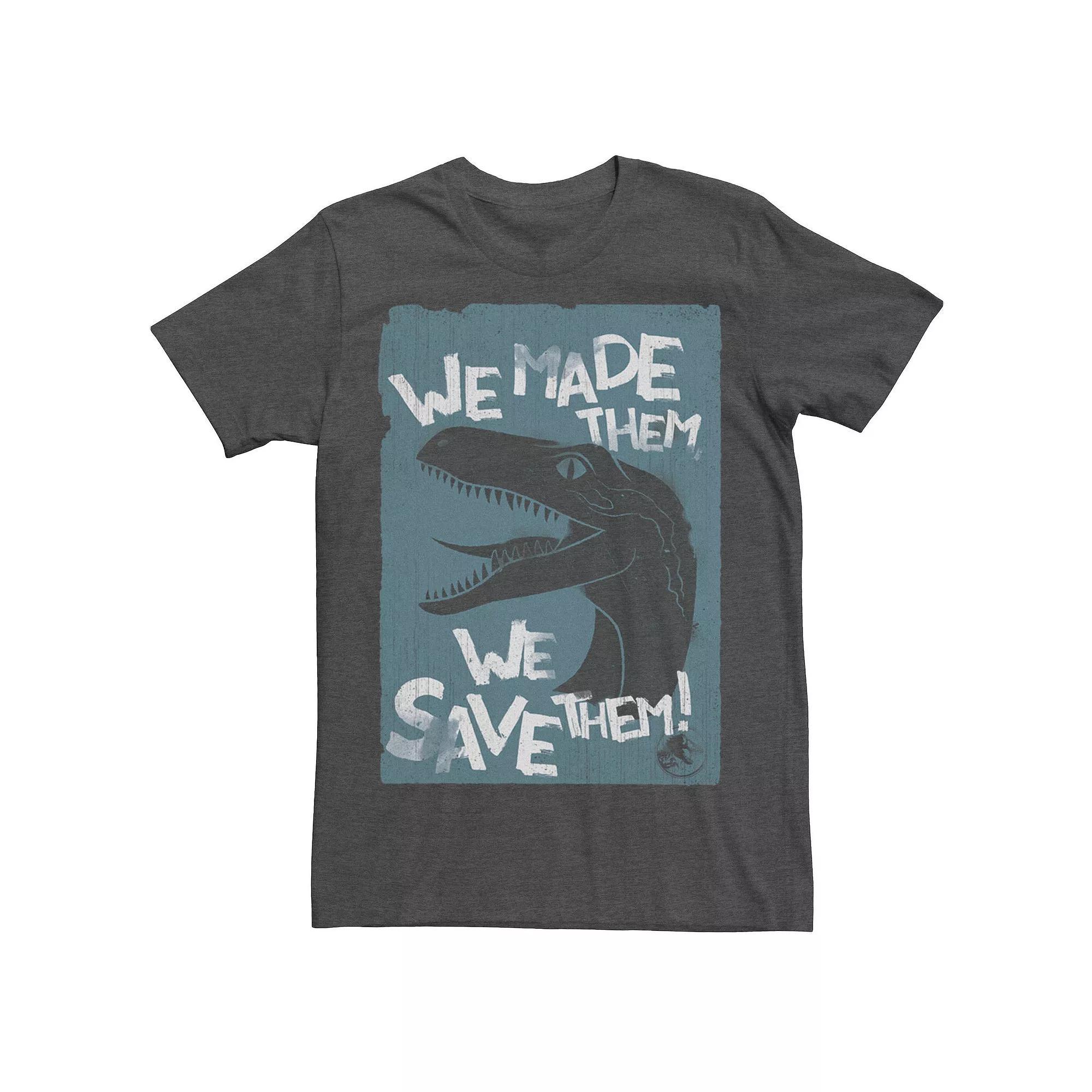 Men's Jurassic World Two We Made Them We Save Them Tee,  Product Image