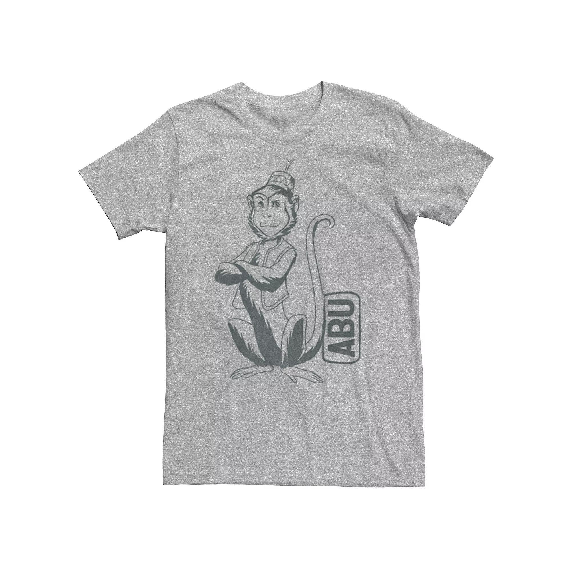 Big & Tall Disney Aladdin Live Action Abu Smirking Pose Portrait Tee, Men's,  Product Image