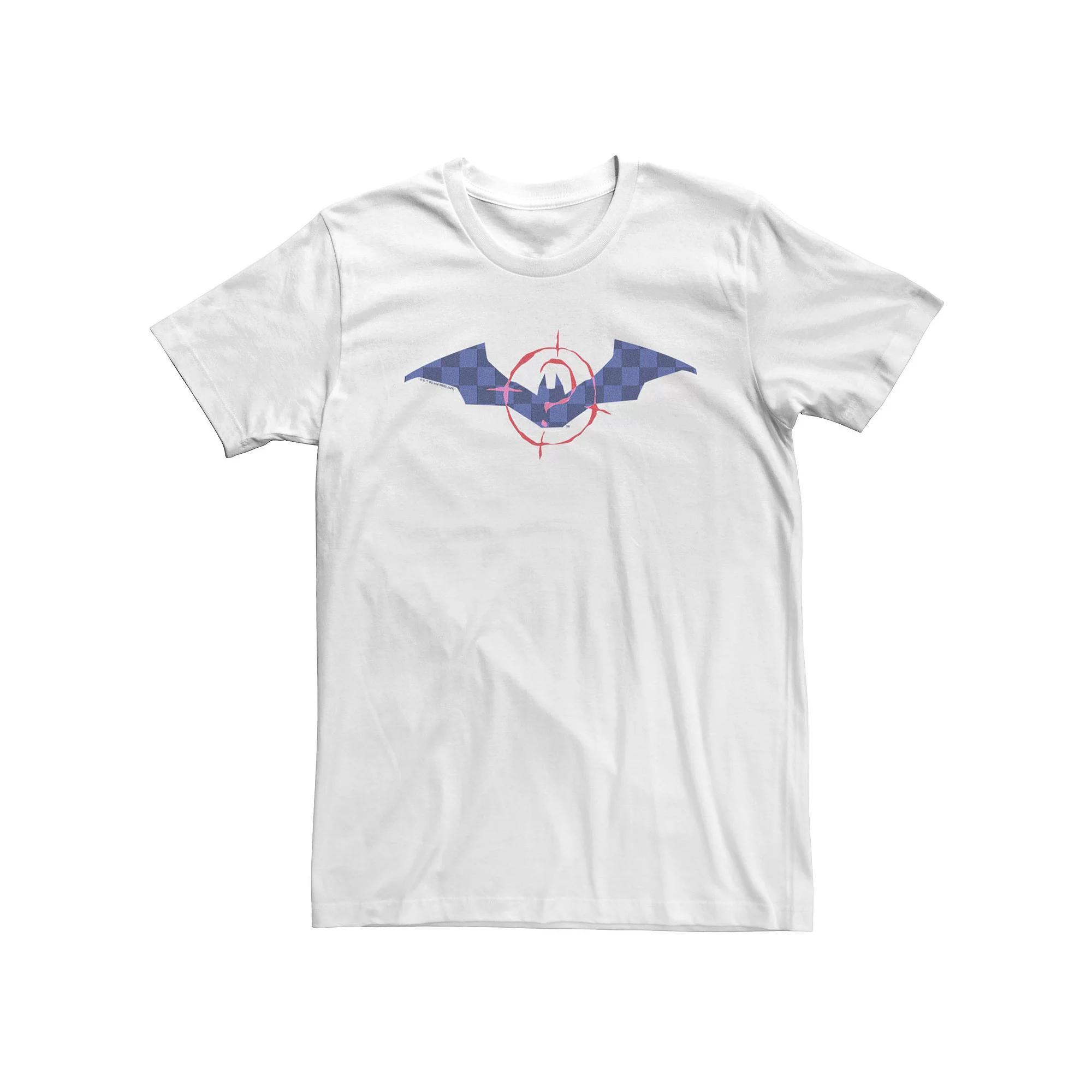 Big & Tall DC Comic Batman Mask Up Red And Blue Tee, Men's,  Product Image