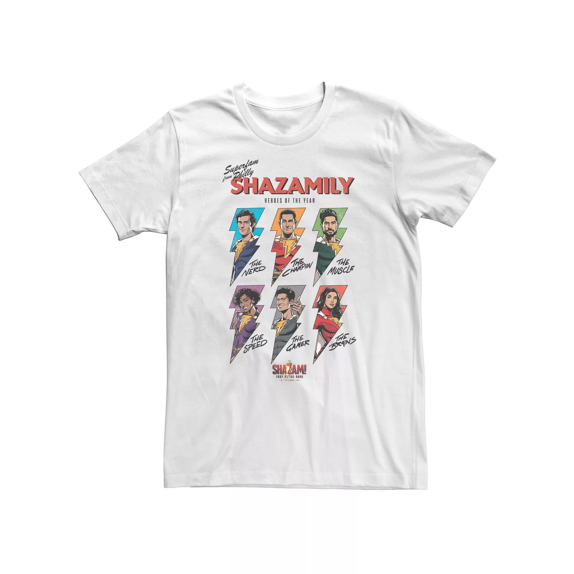 Big & Tall Shazam Fury Of The Gods The Shazamily Of Philly's Tee, Men's,  Product Image