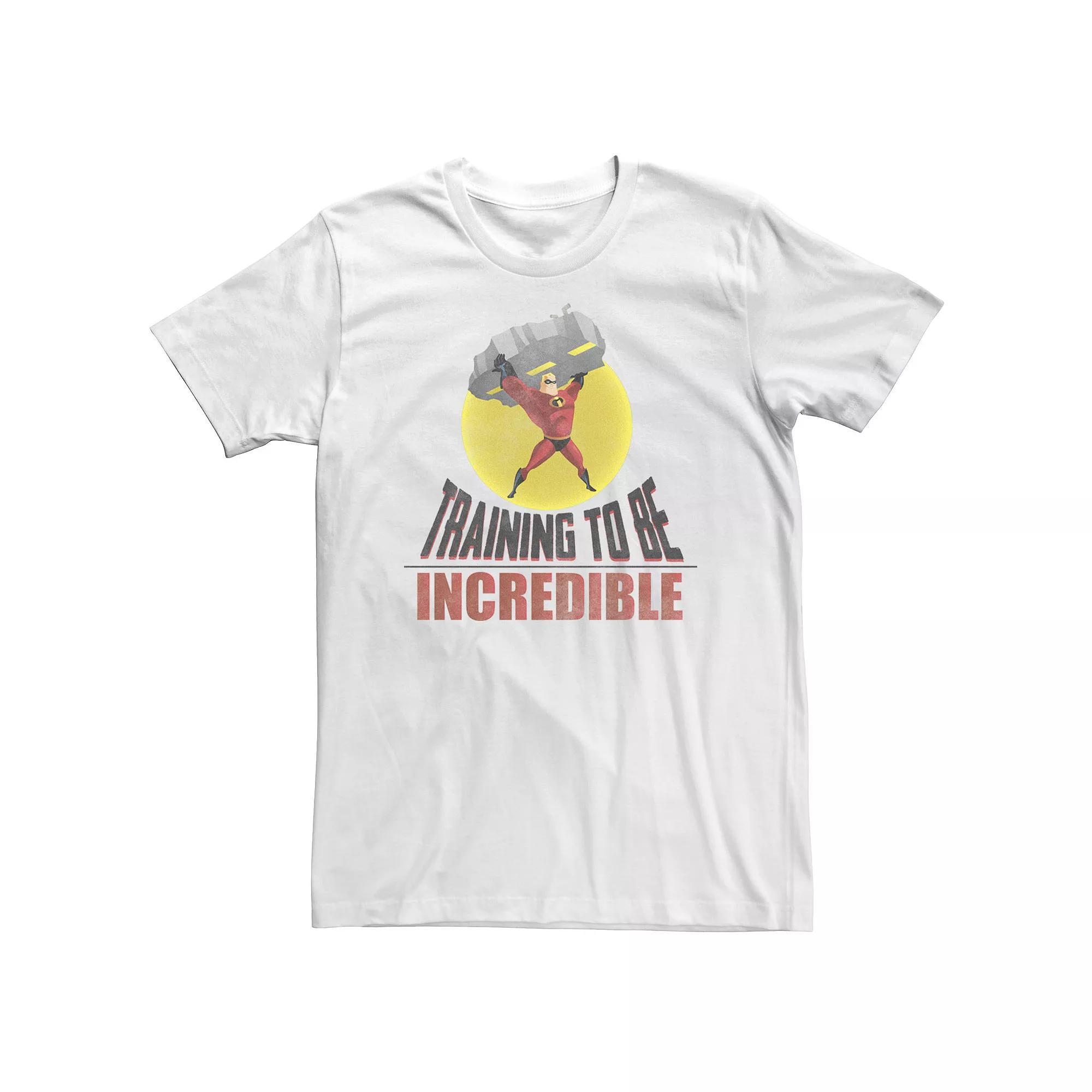 Big & Tall Disney / Pixar Incredibles Training To Be Incredible Tee, Men's,  Product Image
