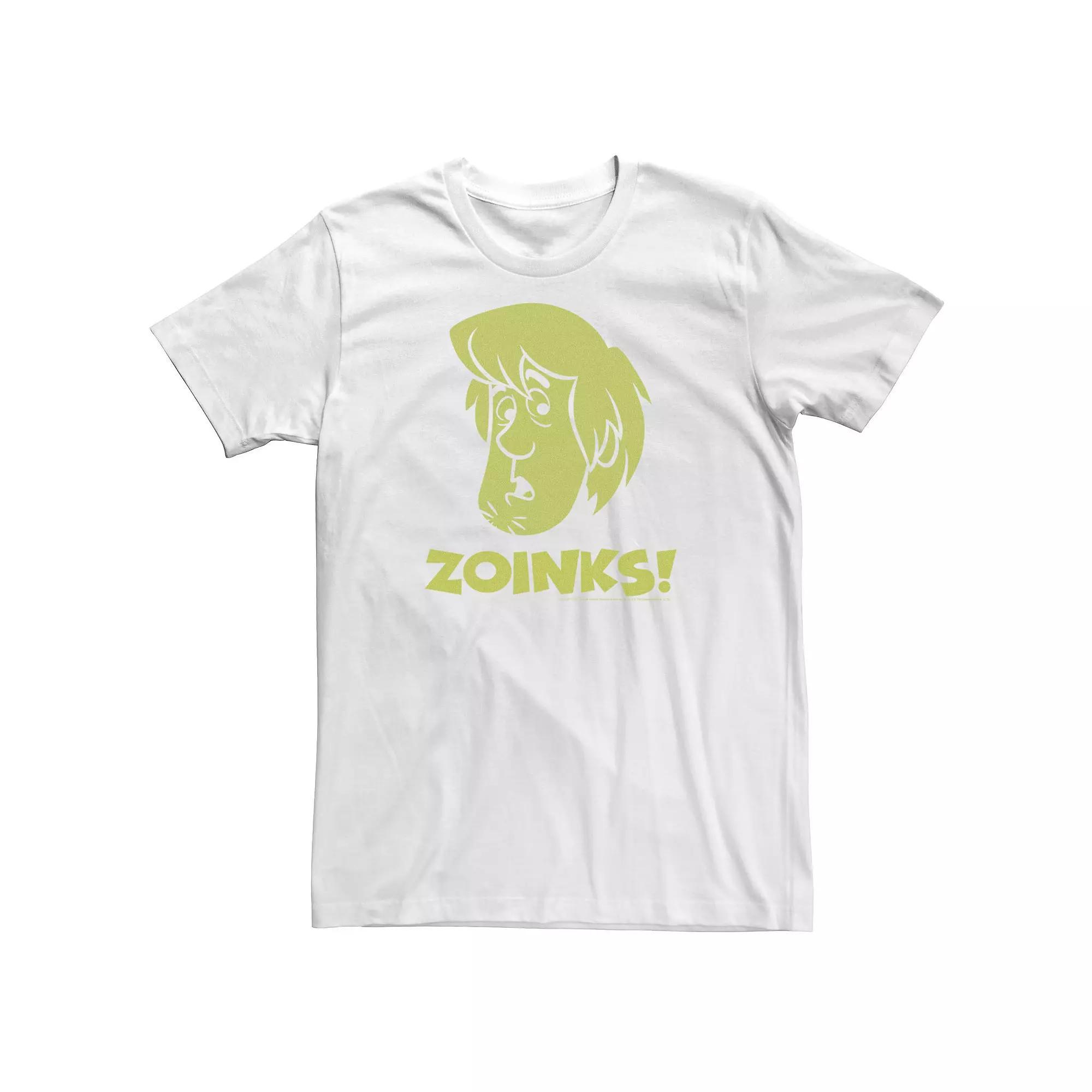 Big & Tall Scooby-Doo Shaggy Zoinks Tee, Men's, Size: 3XL Tall, White Product Image