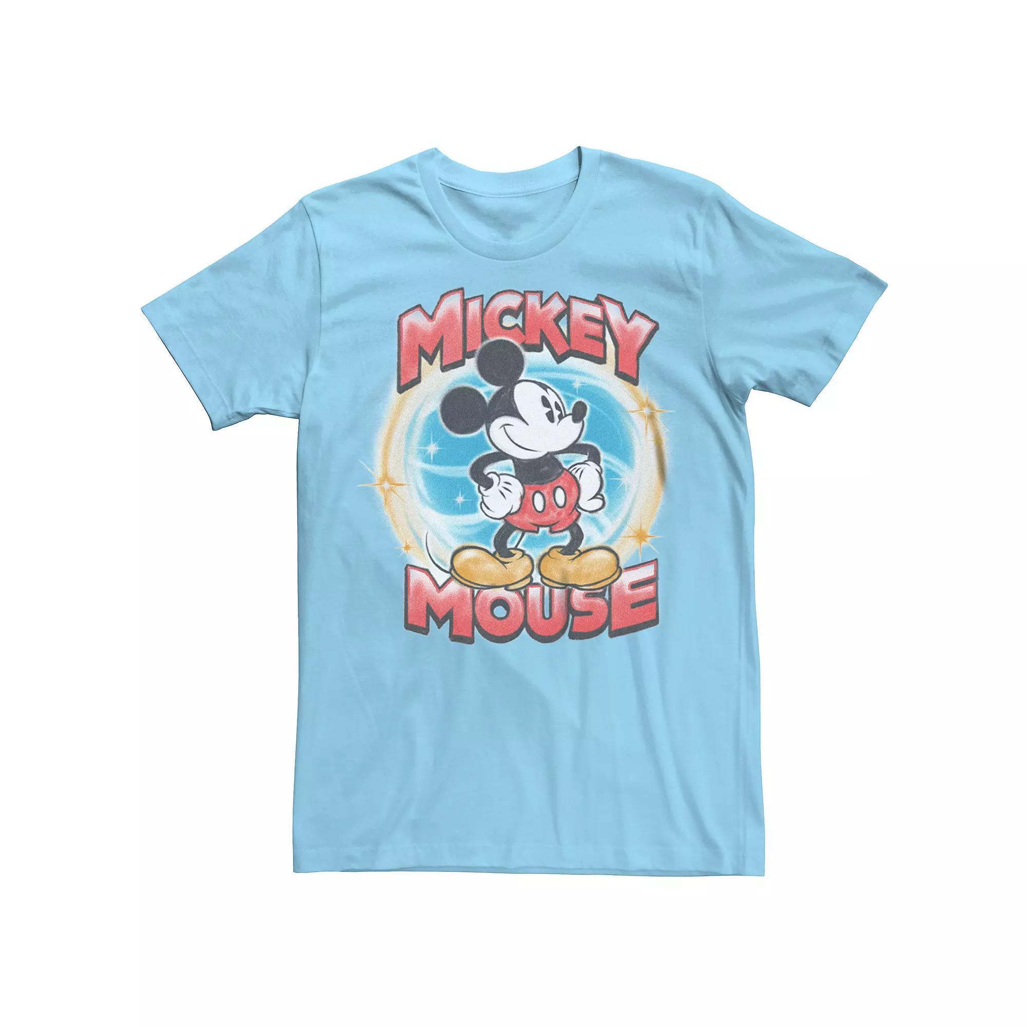 Men's Disney's Mickey Mouse Classic Airbrush Draw Tee,  Product Image