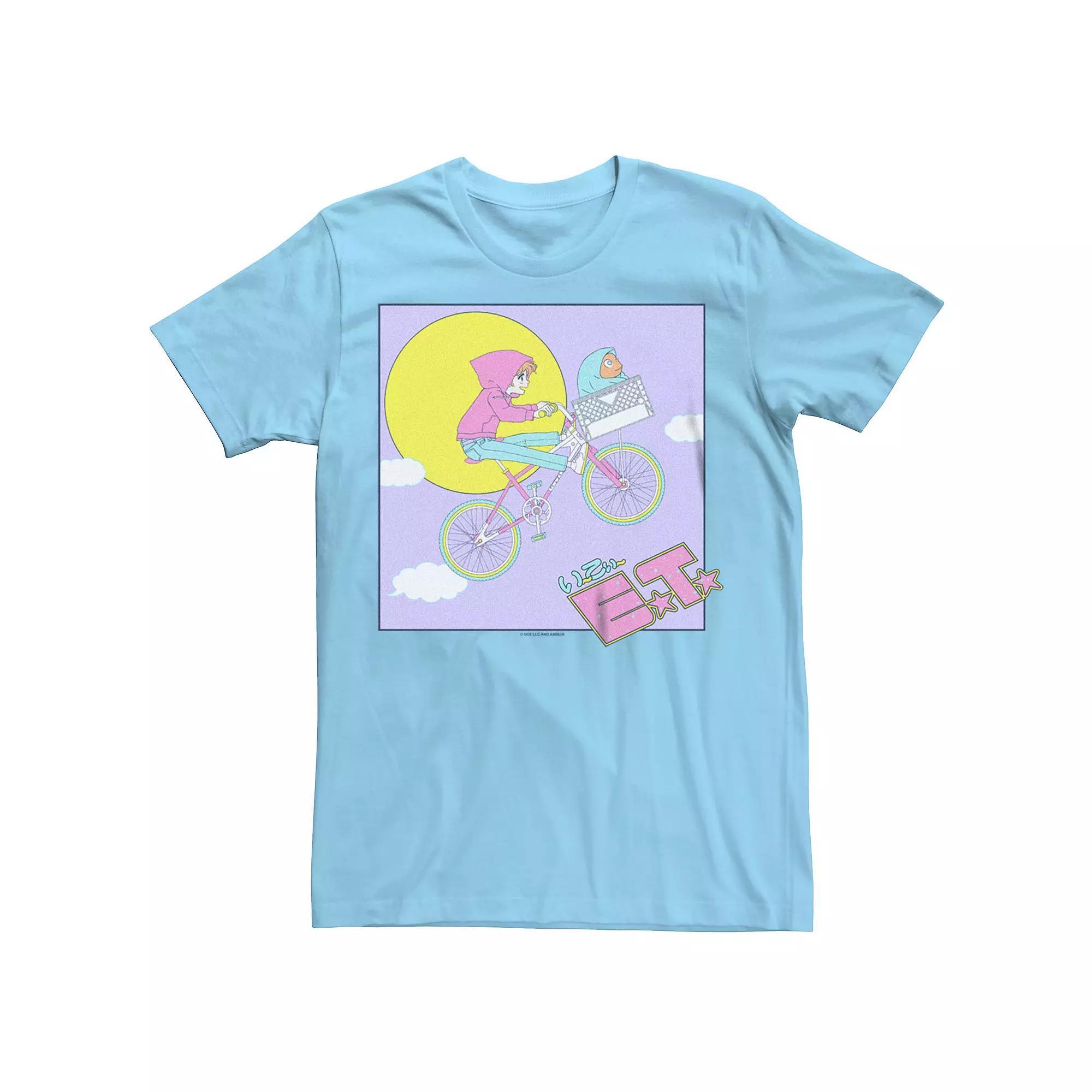 Men's E.T. The Extra-Terrestrial Anime Style Graphic Tee,  Product Image