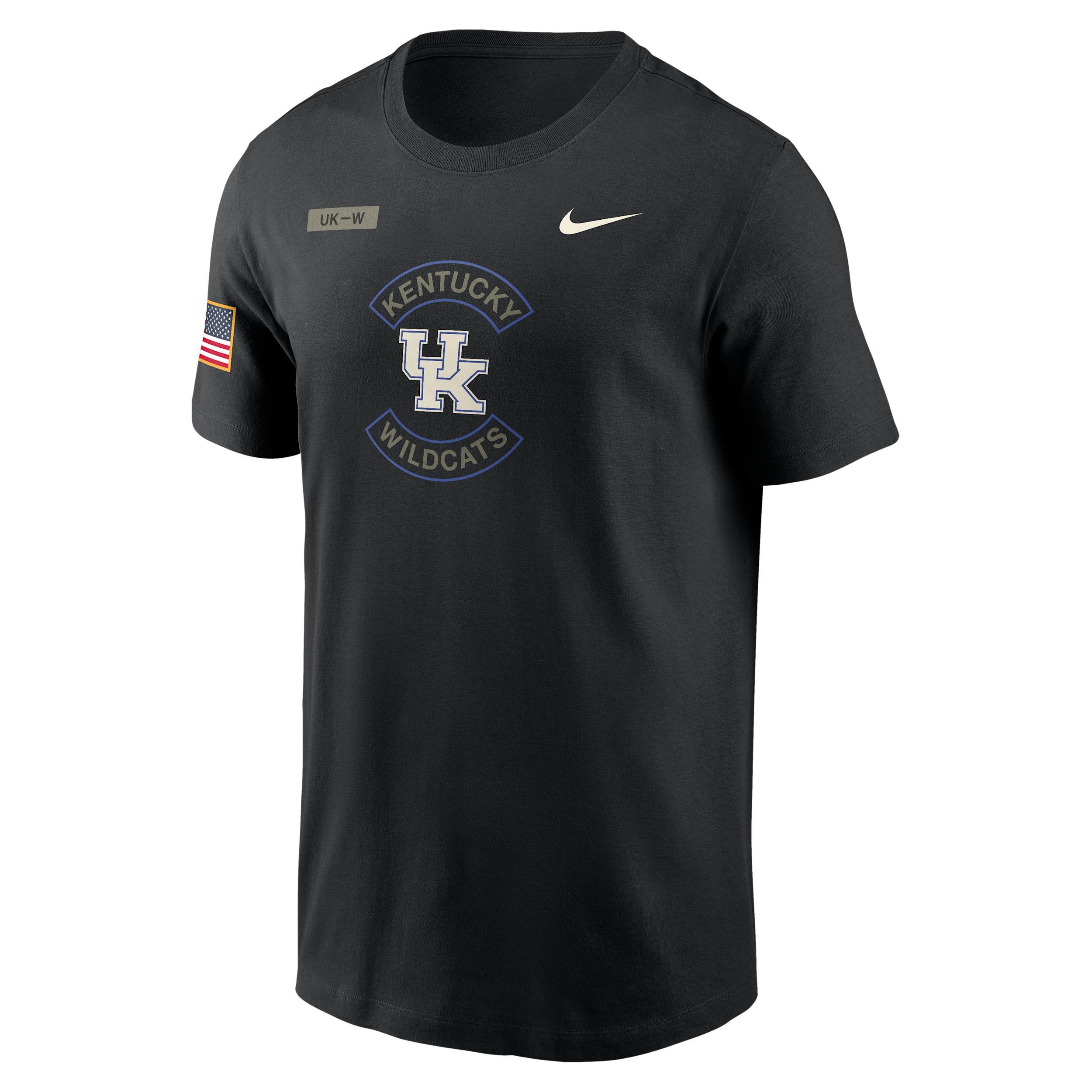 West Virginia Military Appreciation Nike Mens Dri-FIT College T-Shirt | 02ET00AWVN-5MV Product Image