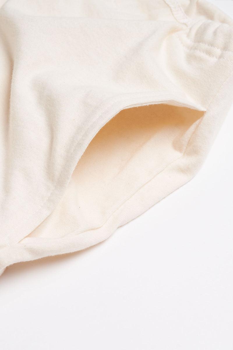 Men's Organic Drawstring Only Lounge Shorts in Natural Product Image