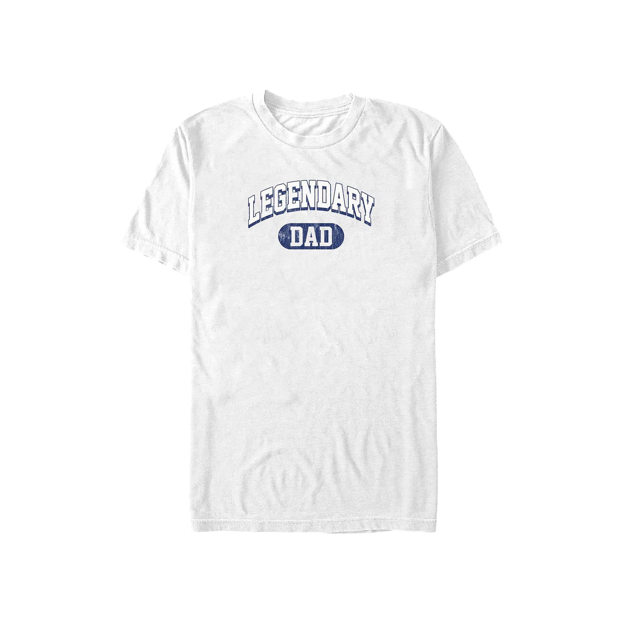 Big & Tall Legendary Dad Graphic Tee, Men's,  Product Image