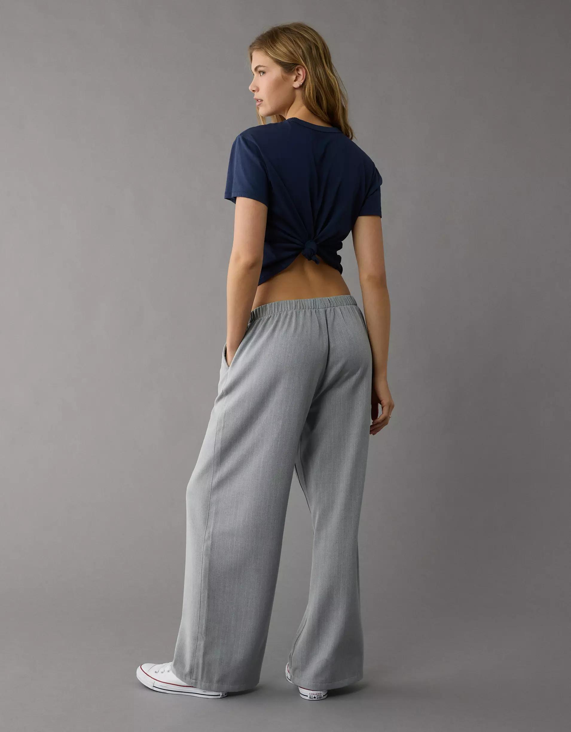 AE Low-Rise Pull-On Poppy Trouser Product Image