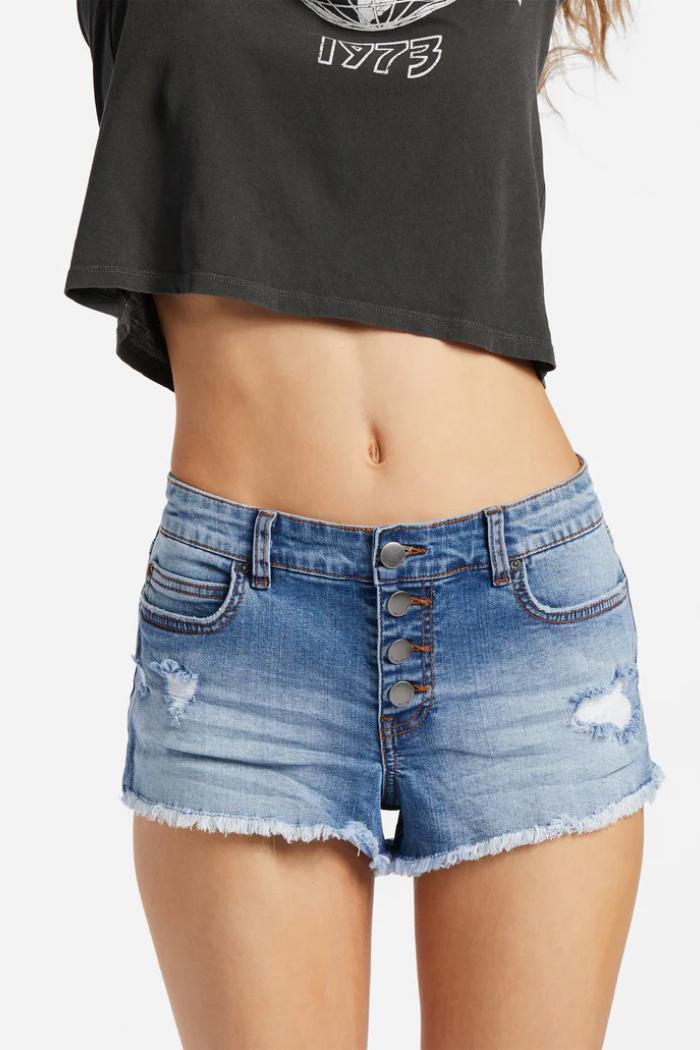 Buttoned Up Denim Short Product Image