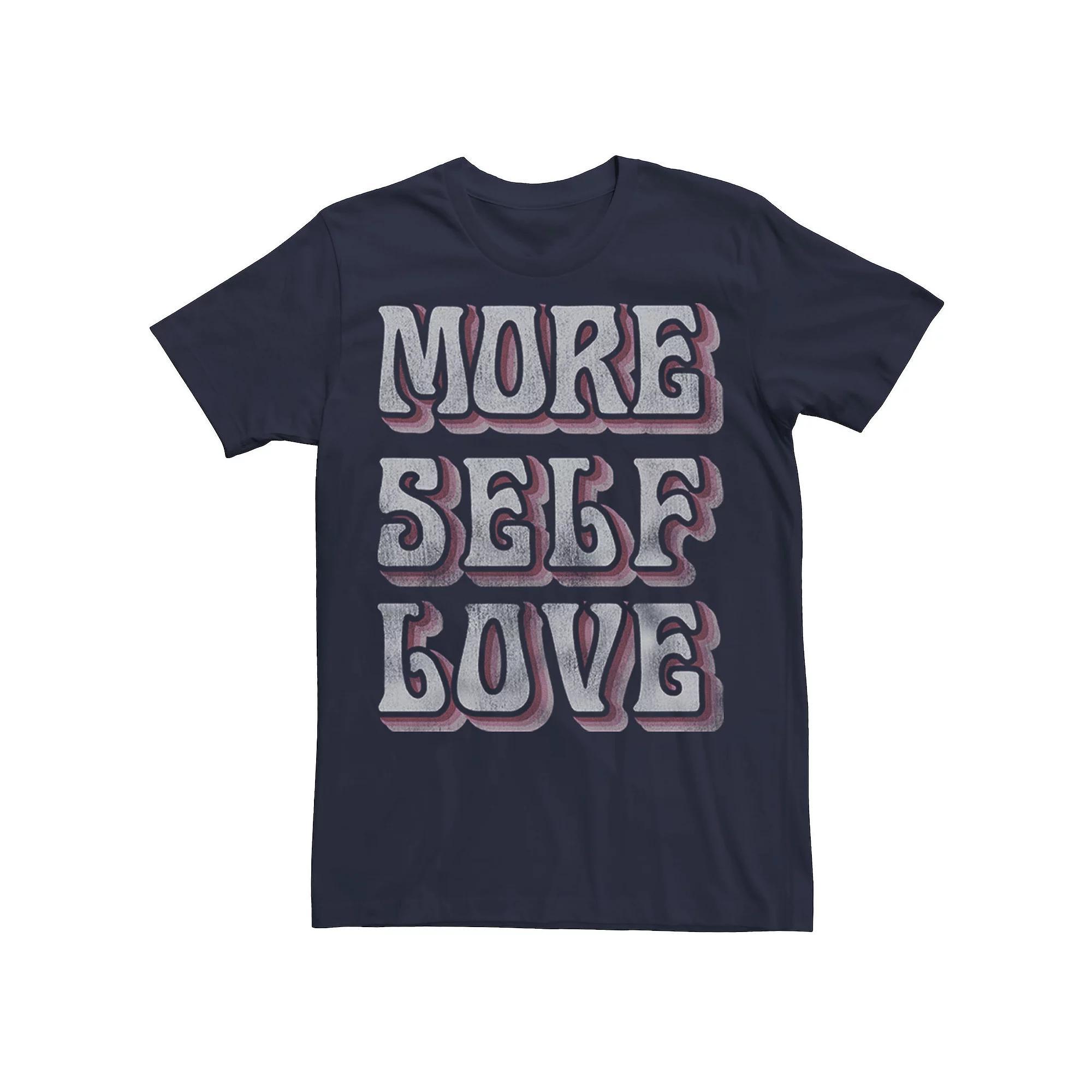 Men's Trendy Retro Self Love Tee,  Product Image