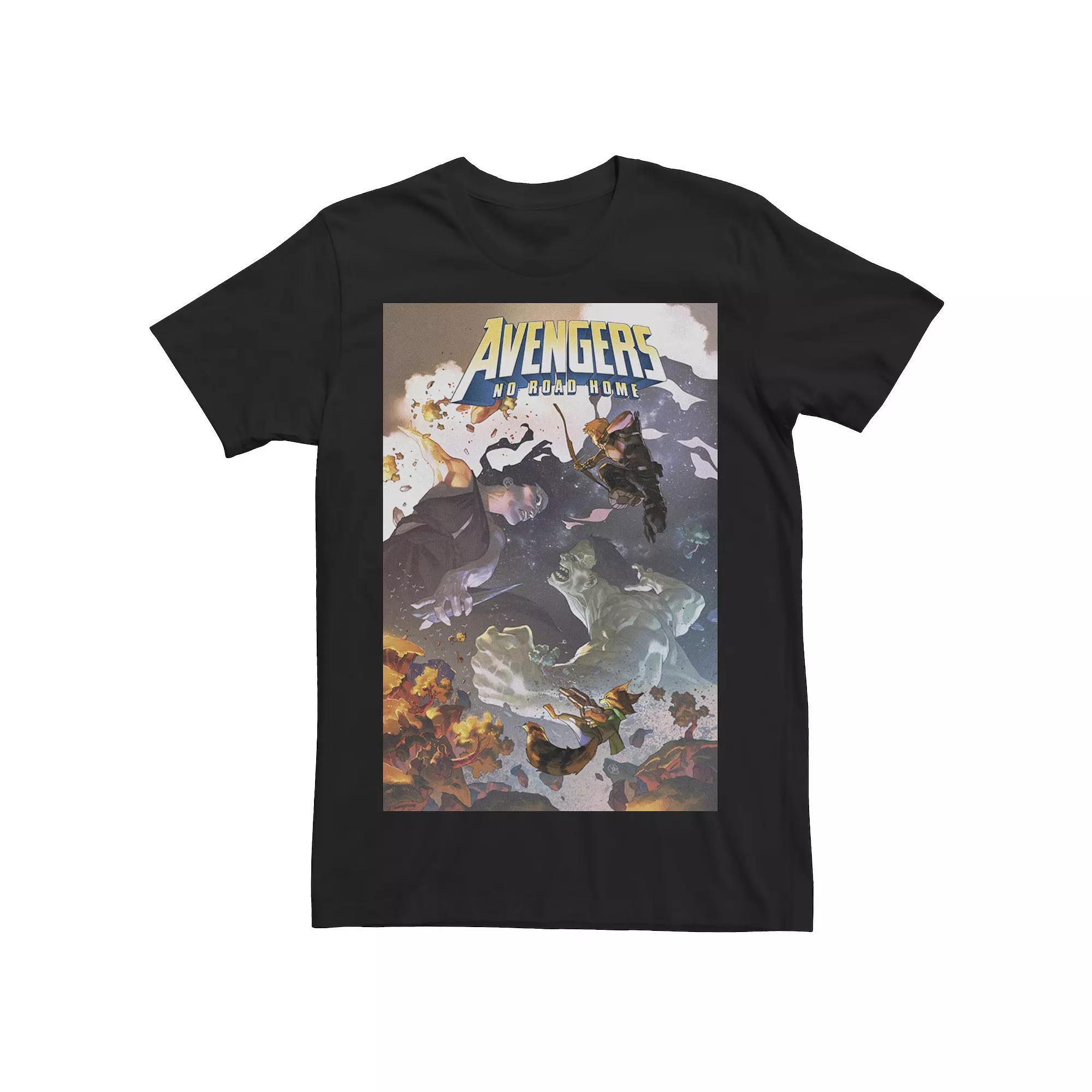Men's Marvel Avengers No Road Home Team Hulk Vs. Nyx Comic Cover Tee,  Product Image