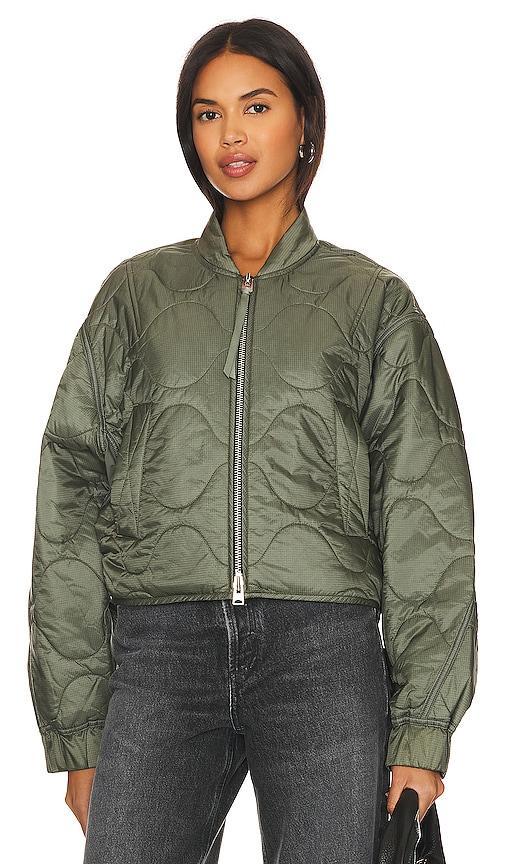 Womens Agolde x Shoreditch Ski Club Iona Quilted Jacket Product Image