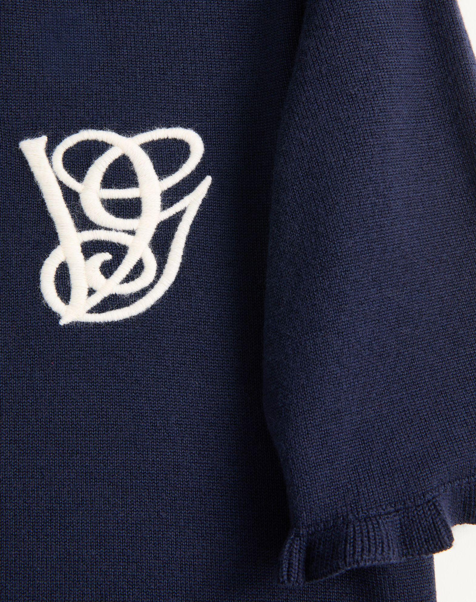 Embroidered Wool Top Product Image