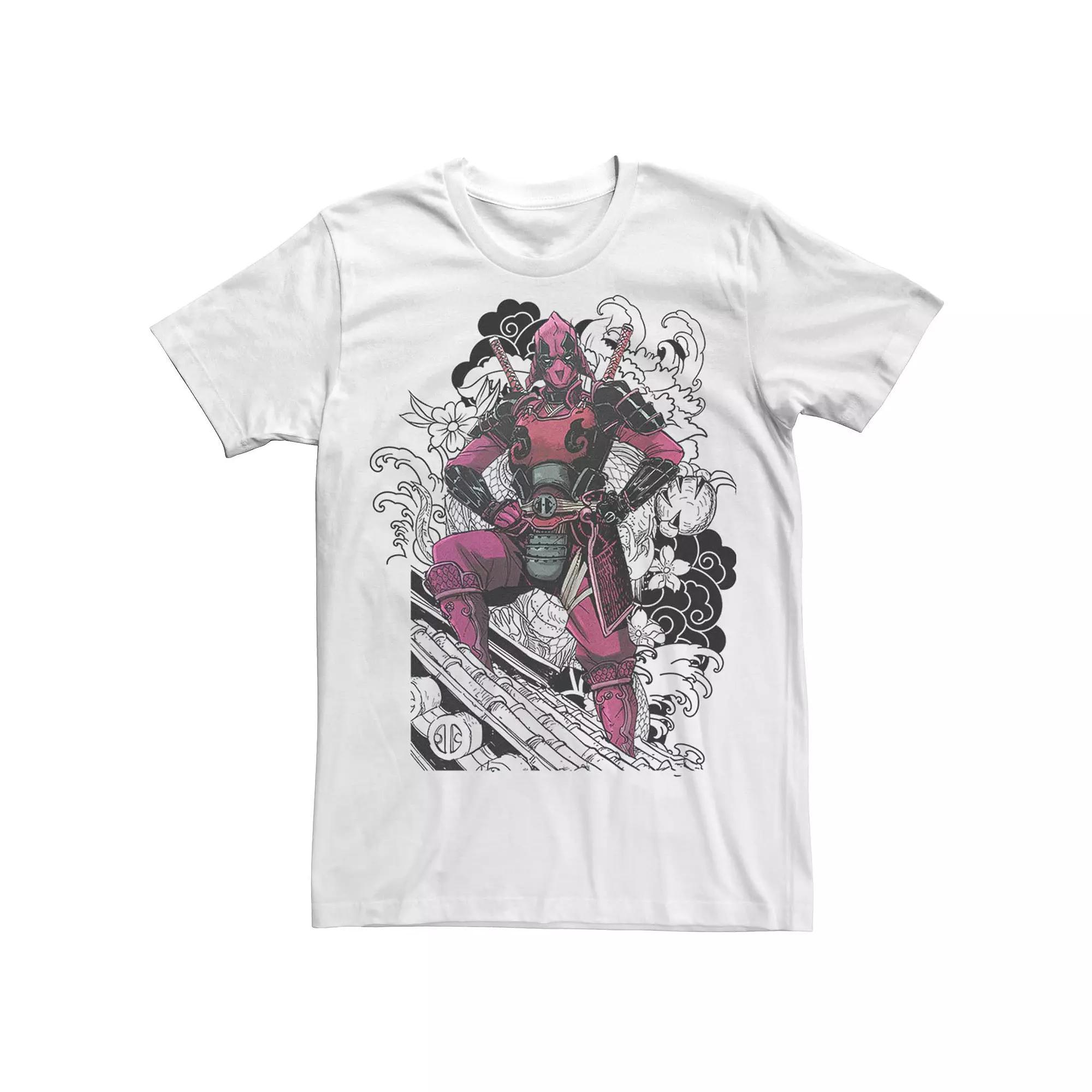 Men's Marvel Deadpool Vintage Samurai Tee,  Product Image
