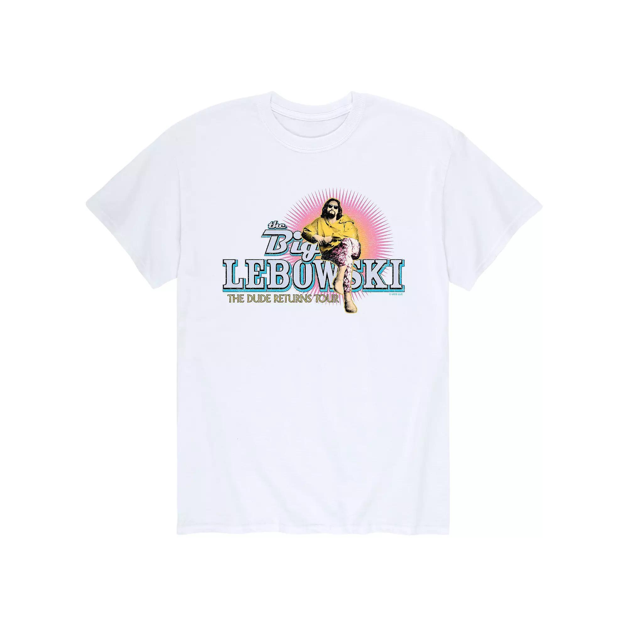 Men's The Big Lebowski Dude Returns Tee, Size: XL, White Product Image