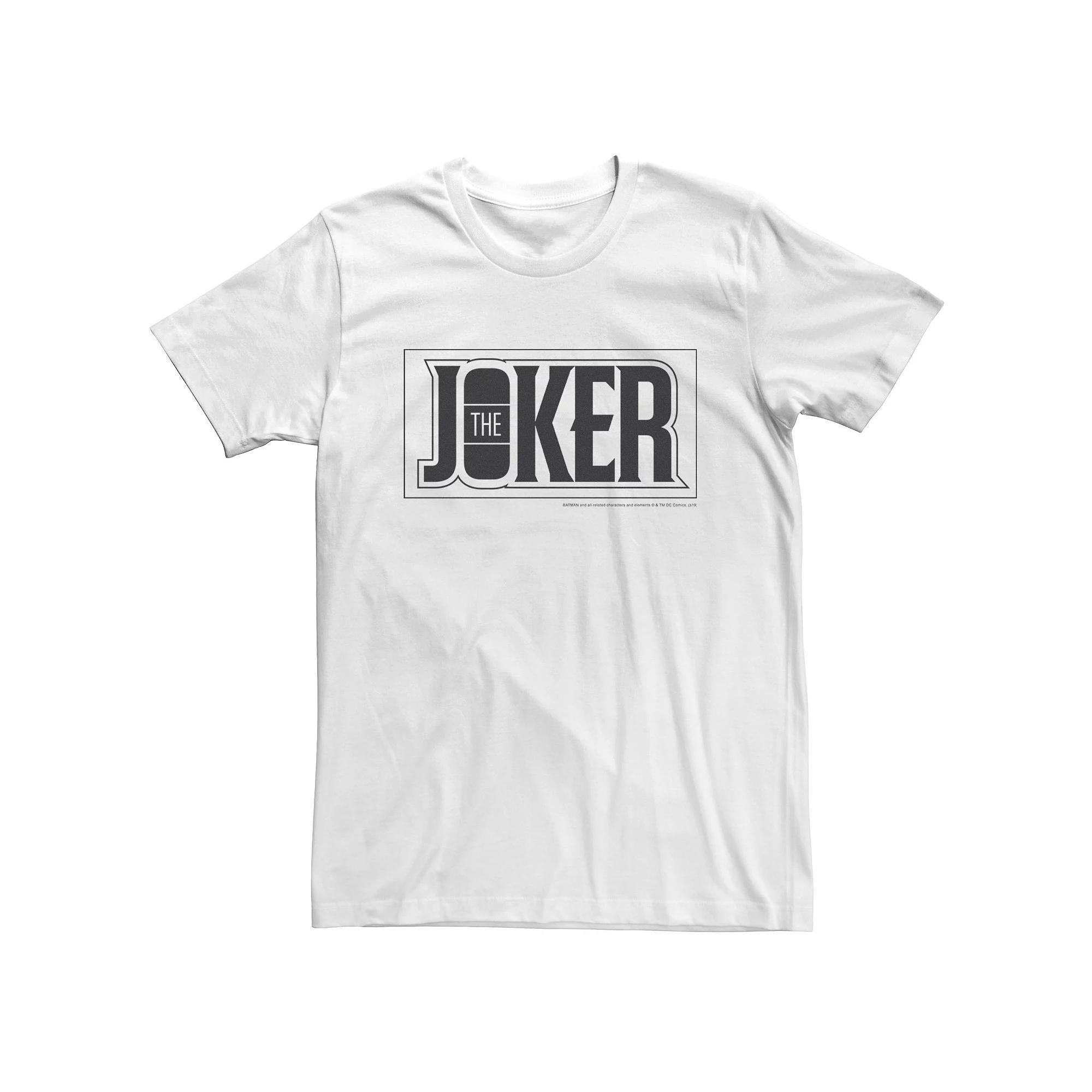 Men's DC Comics Batman Joker Graphic Tee, Size: Large, White Product Image