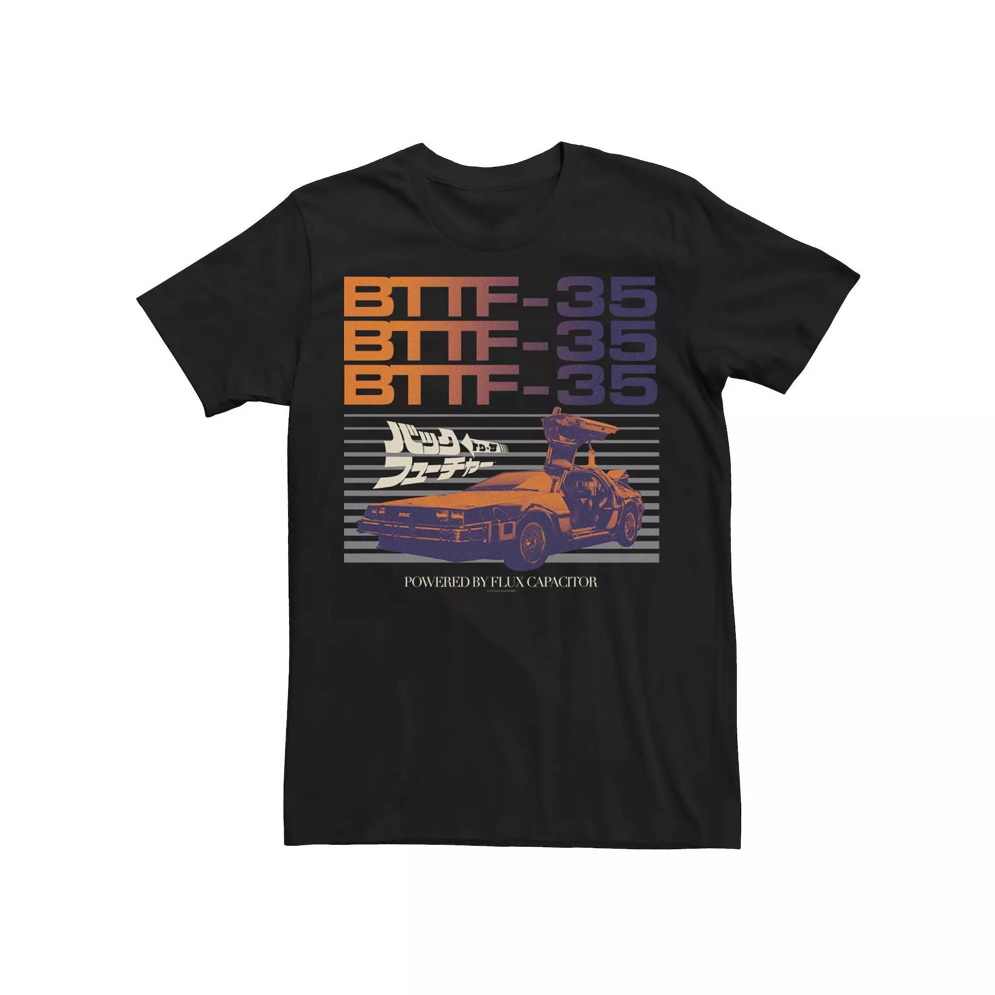 Men's Back To The Future Bttf 35 Flux Tee, Size: XL, Black Product Image