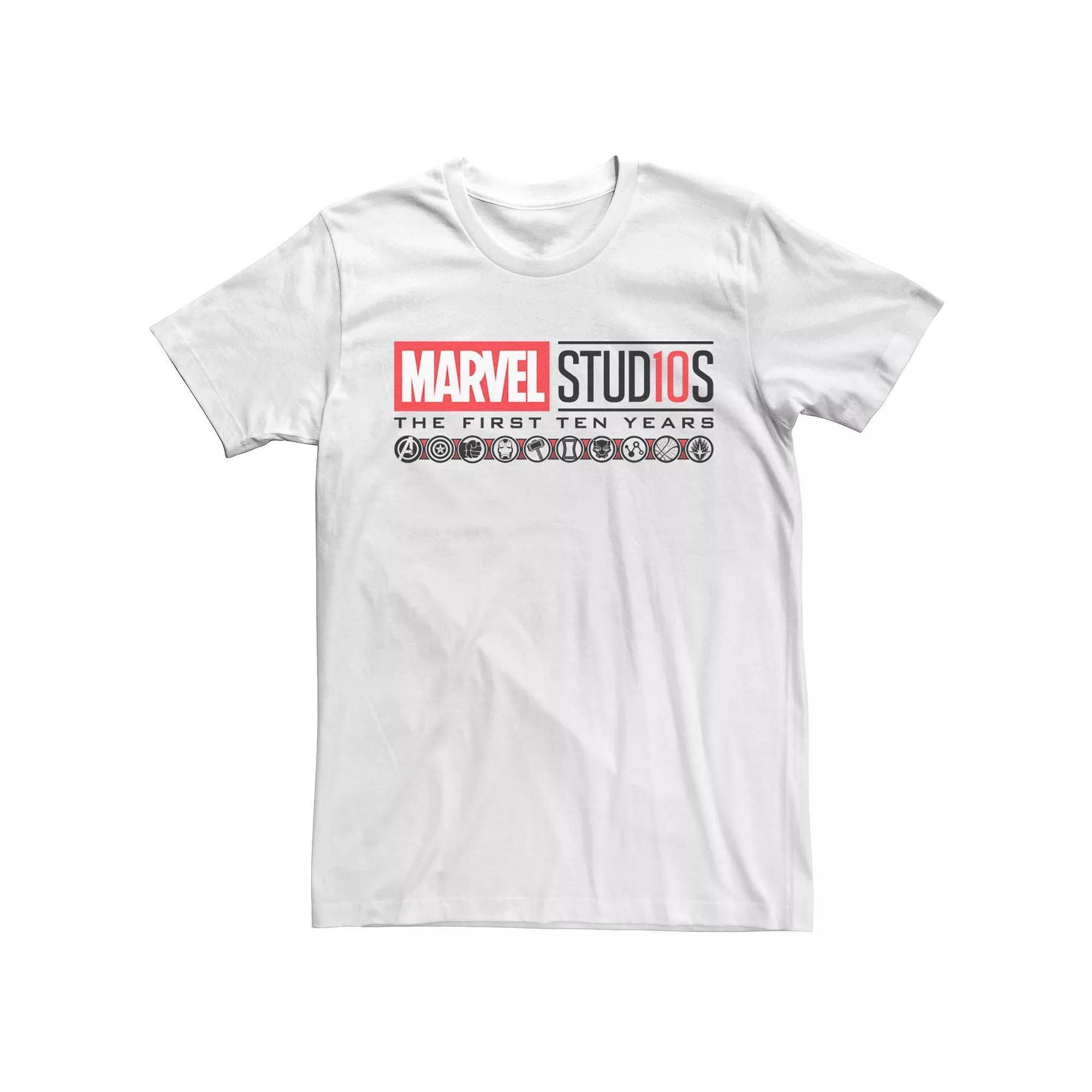 Men's Marvel Studios Ten Years Icon Logo Tee,  Product Image