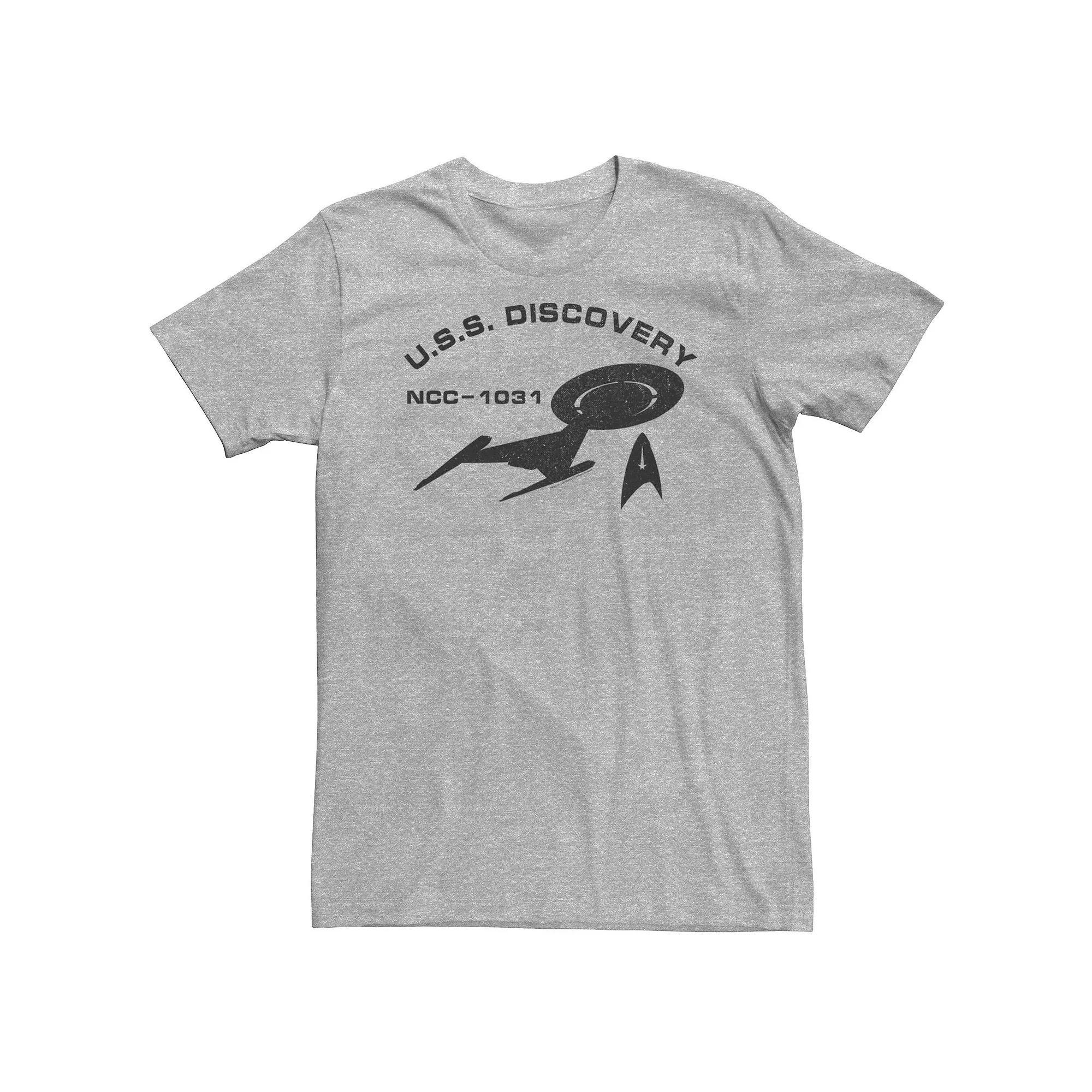 Big & Tall Star Trek Discovery NCC-1031 Collegiate Tee, Men's,  Product Image