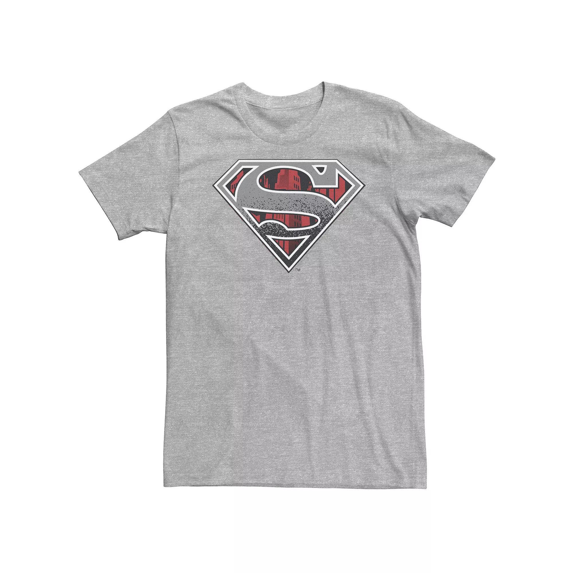 Big & Tall DC Comics Superman Skyline Chest Logo Tee, Men's,  Product Image