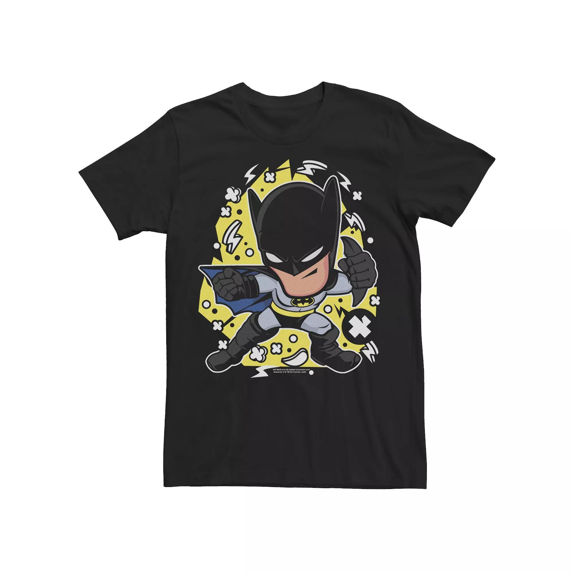 Men's DC Fandome Batman Cartoon Doodle Tee,  Product Image