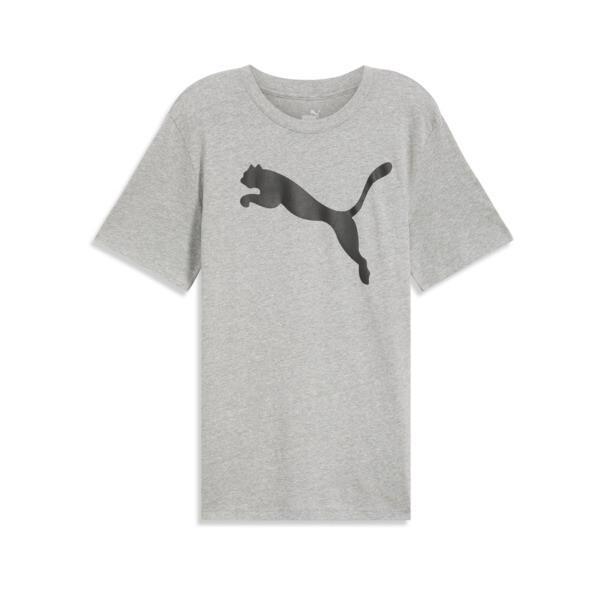 PUMA Essentials Big Cat Mens T-Shirt in Medium Grey Heather Product Image