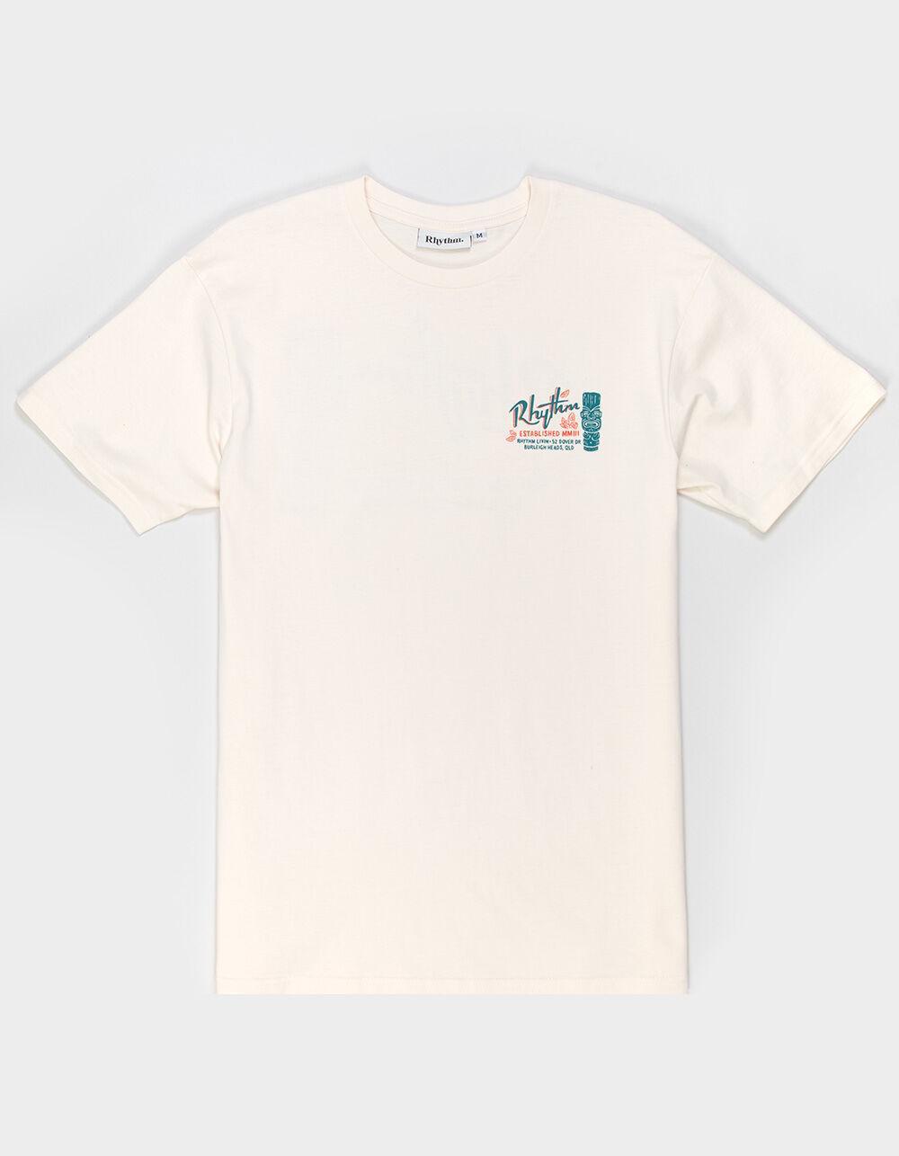 RHYTHM Tiki Mens Tee - OFF WHITE Product Image