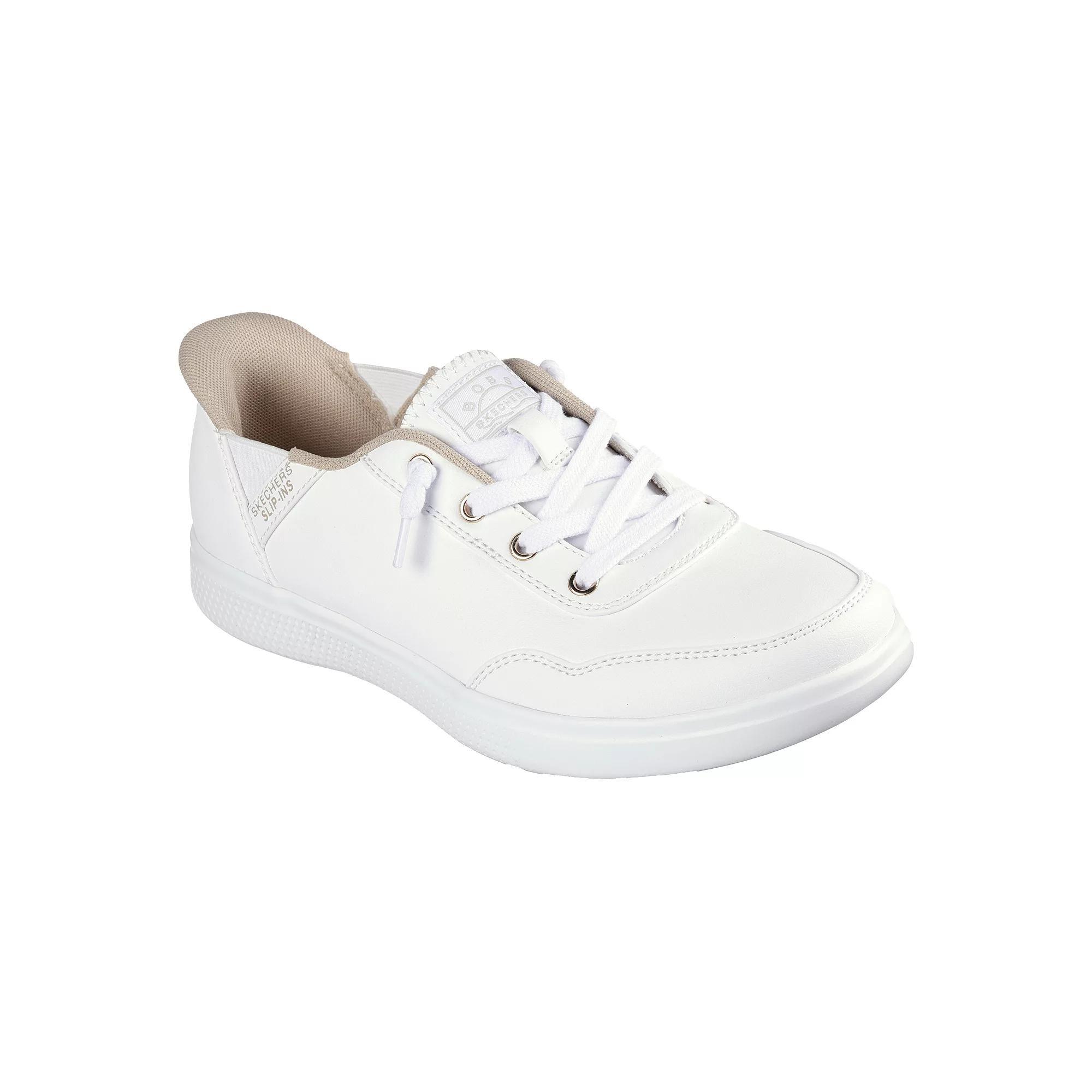 BOBS by Skechers Hands Free Slip-ins® Skipper Keep It Classic Women's Shoes, Size: 9.5 Wide, White Product Image