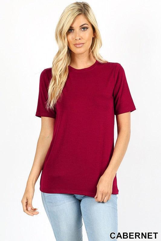 Short Sleeve Basic Tee Product Image