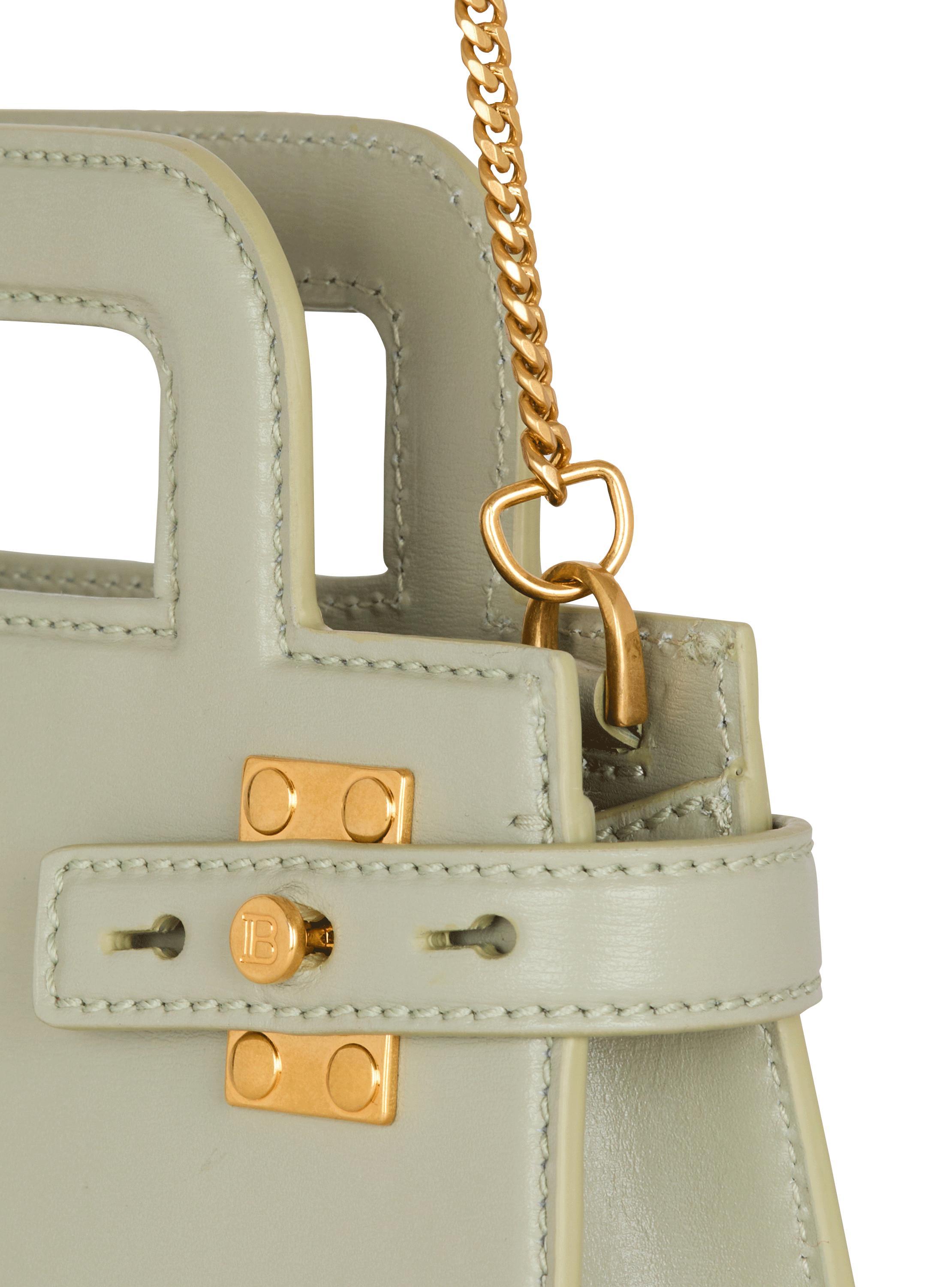 Small B-Buzz Top Handle bag in calfskin Product Image