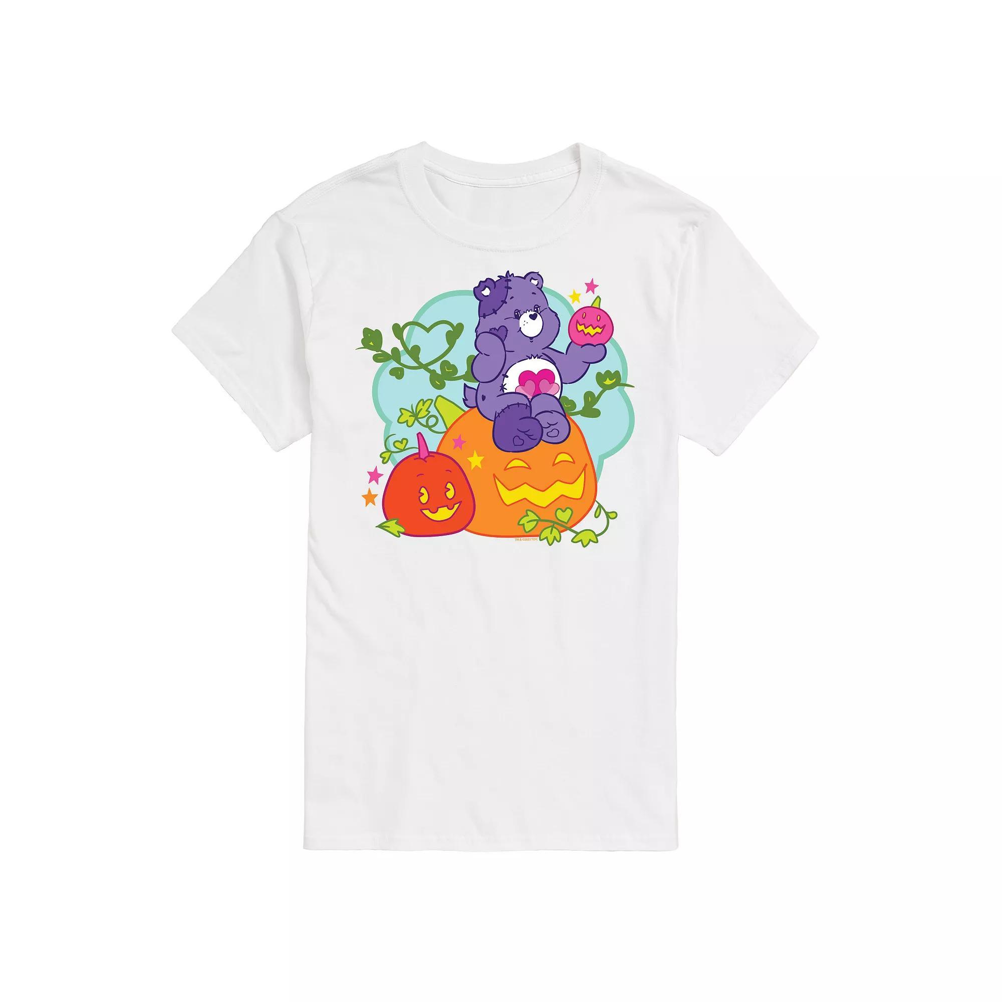 Men's Care Bears Pumpkin Care Bear Graphic Tee,  Product Image
