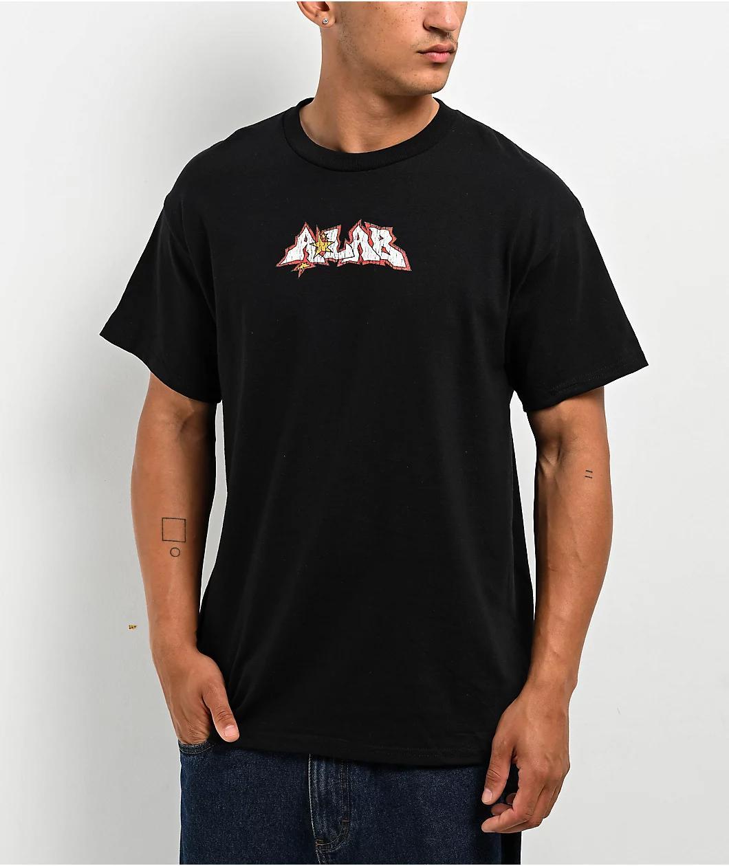 A.LAB Y2K Buddies Black T-Shirt Product Image