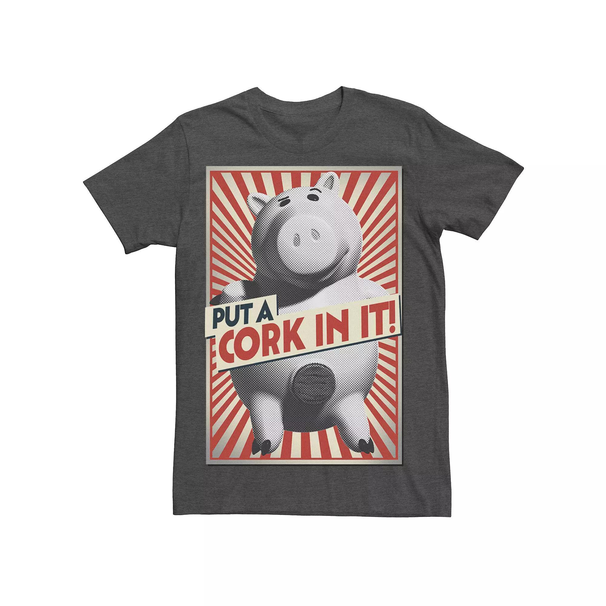 Men's Disney/Pixar Toy Story Put A Cork In It Tee, Size: Large, Black Product Image