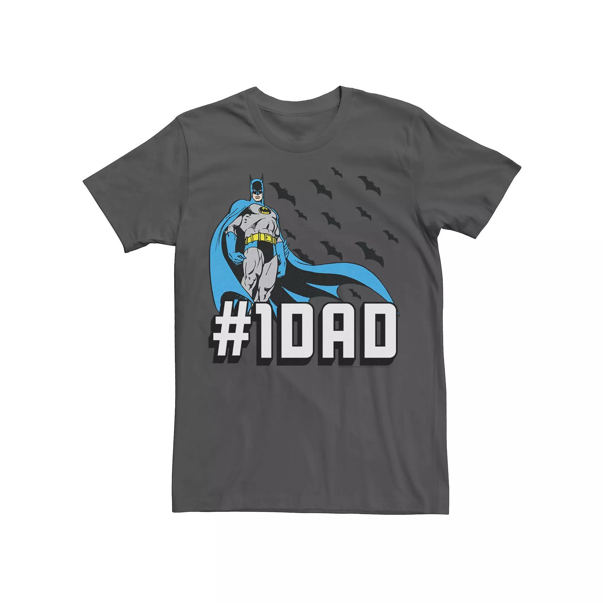 Men's Batman #1 Dad Portrait Tee,  Product Image